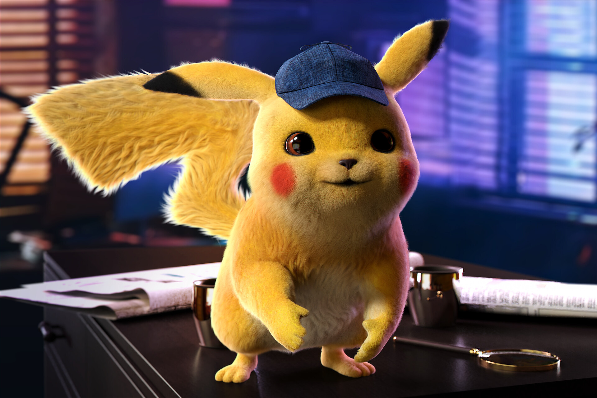 Artstation's Detective Pikachu, Aneesh's artwork, 2019 release, Creative expression, 1920x1280 HD Desktop