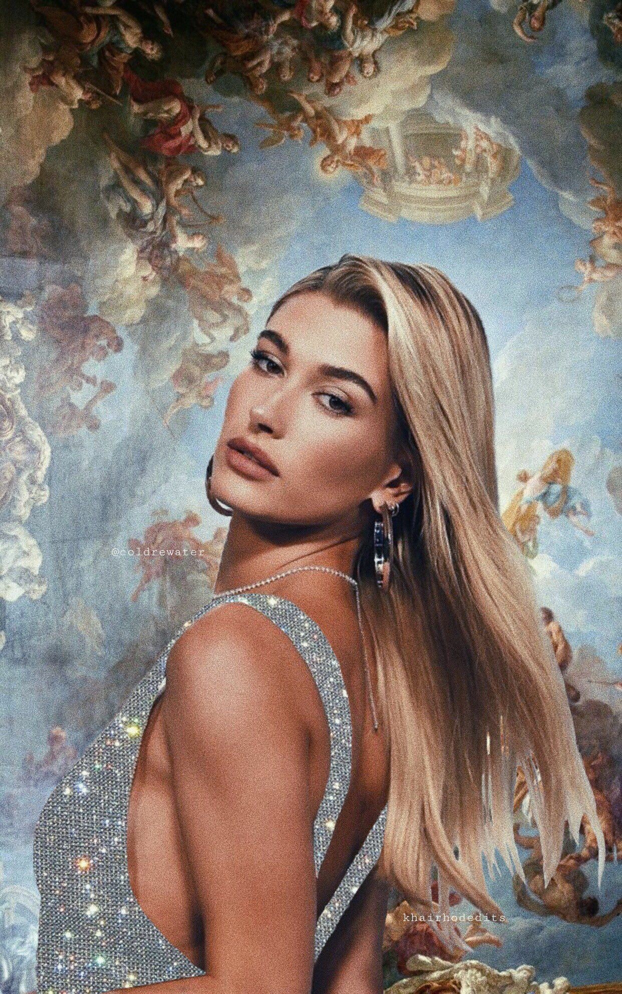 Hailey Bieber, Celeb fashion icon, Baldwin style, Pop magazine shoot, 1250x1990 HD Phone