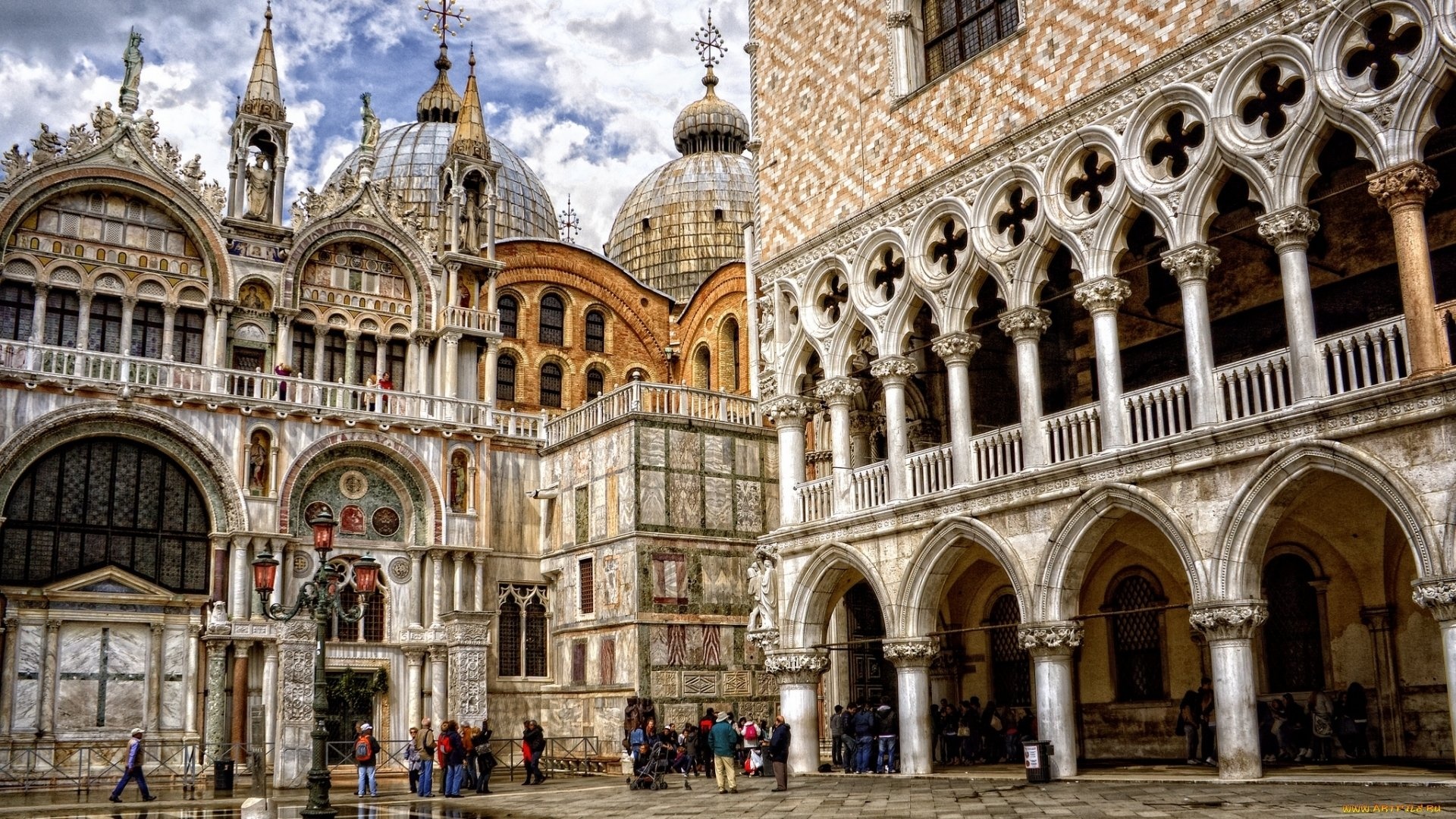 St. Mark's Basilica, Doge's Palace, High-definition wallpapers, Hintergrnde, 1920x1080 Full HD Desktop