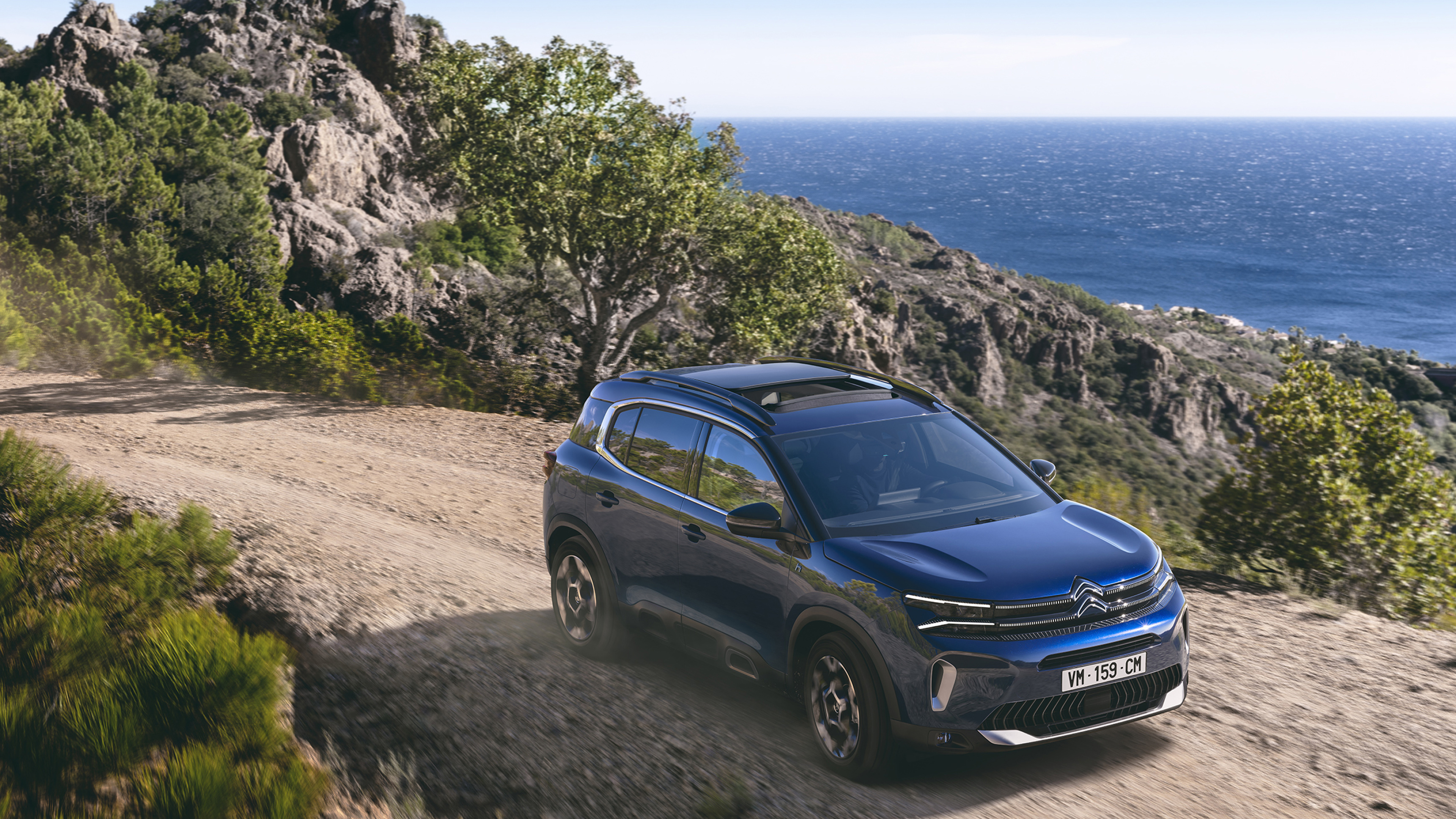 Citroen C5, SUV hybrid, Spacious interior, Intelligent connectivity, 3840x2160 4K Desktop