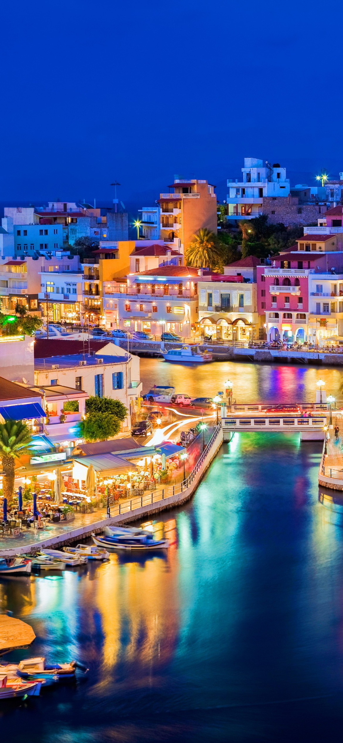 Agios Nikolaos, iPhone wallpaper, 1170x2540 HD Phone