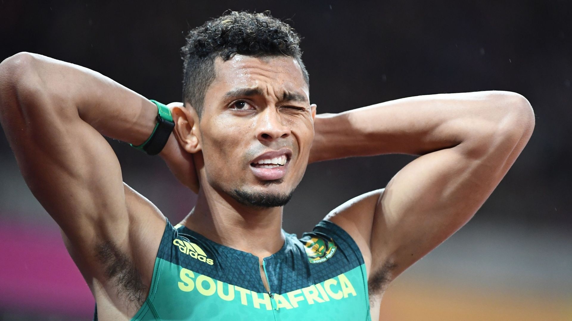 Wayde van Niekerk, Back injury, Zurich final, 1920x1080 Full HD Desktop