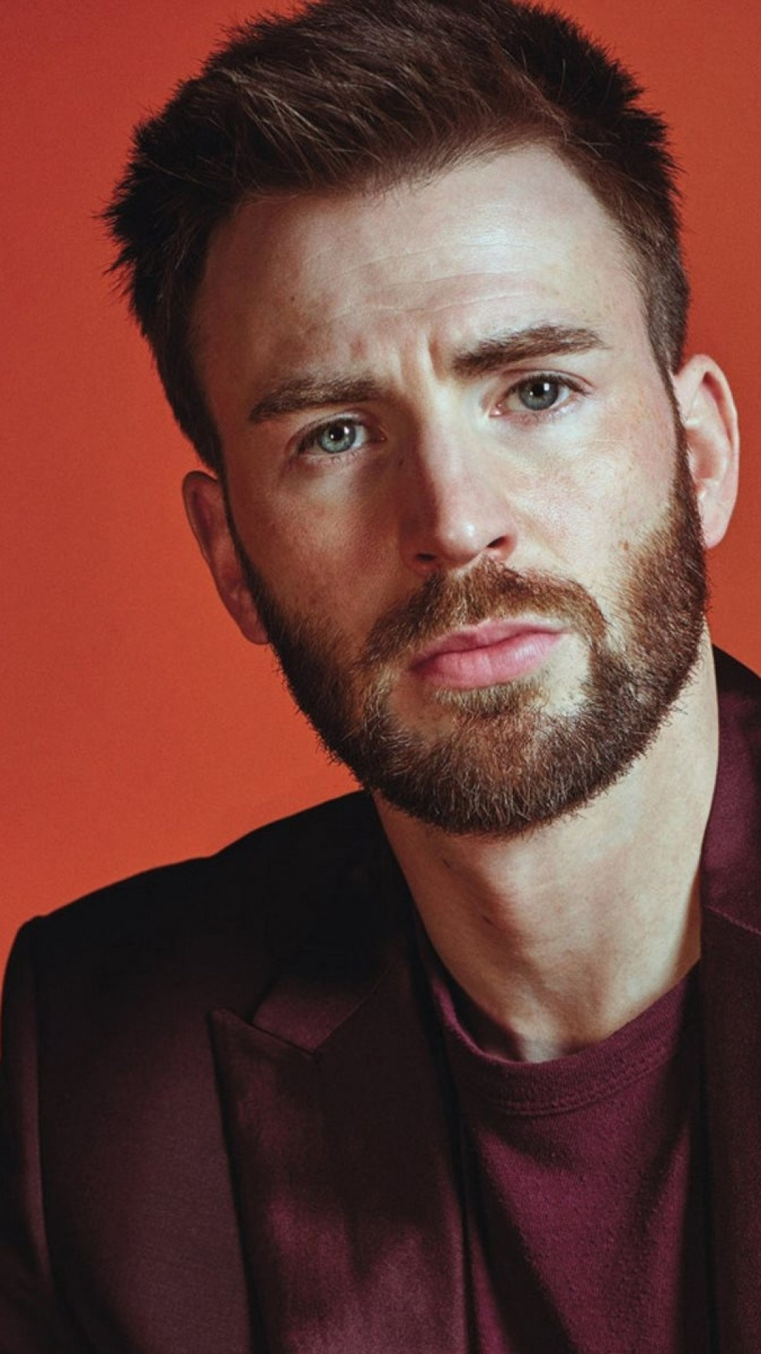 Chris Evans, Movies, Face Portrait, Actor, 1080x1920 Full HD Phone