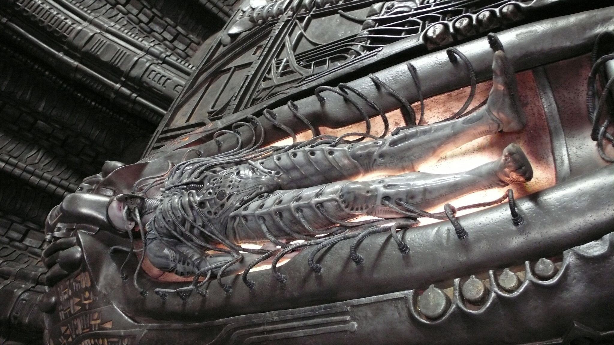 Hibernation Pods, H.R. Giger Wallpaper, 2050x1160 HD Desktop