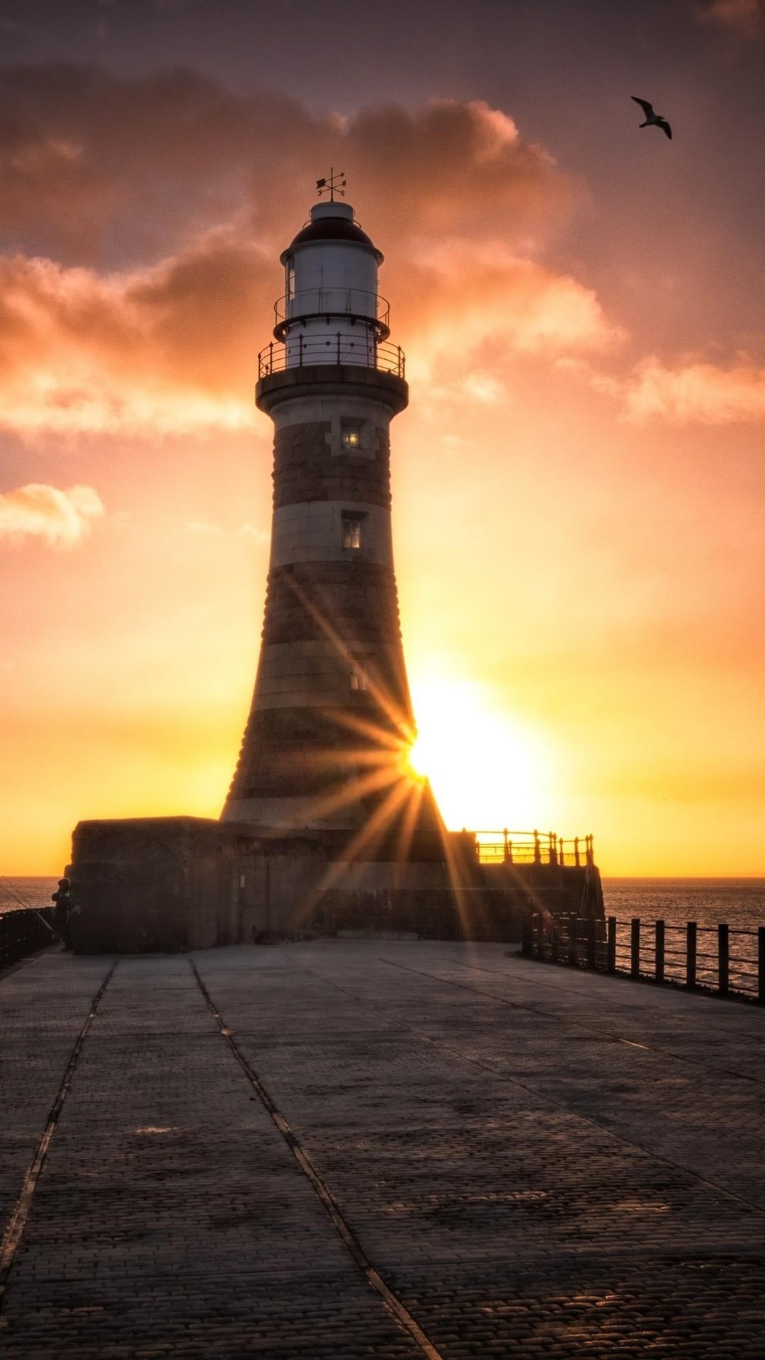 Roker, Lighthouses Wallpaper, 1080x1920 Full HD Phone