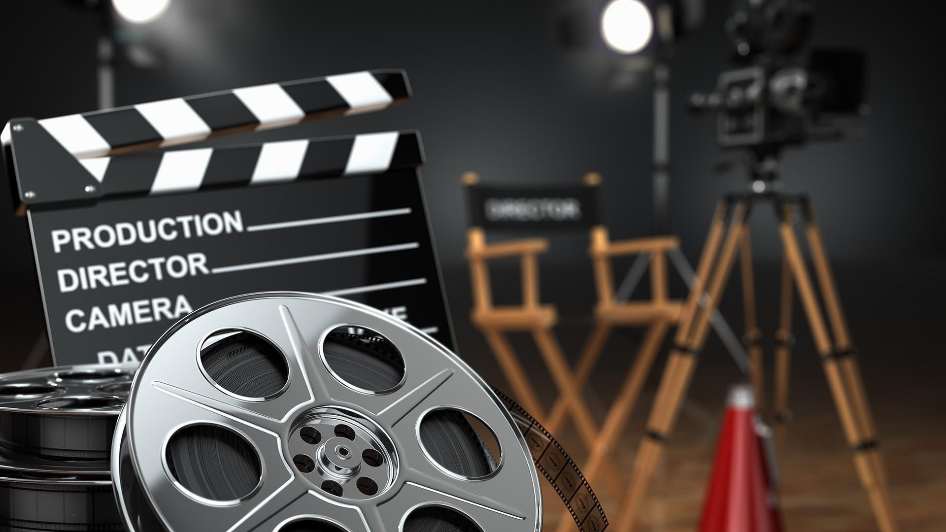 Film reel and clapper board, Film Director Wallpaper, 1920x1080 Full HD Desktop