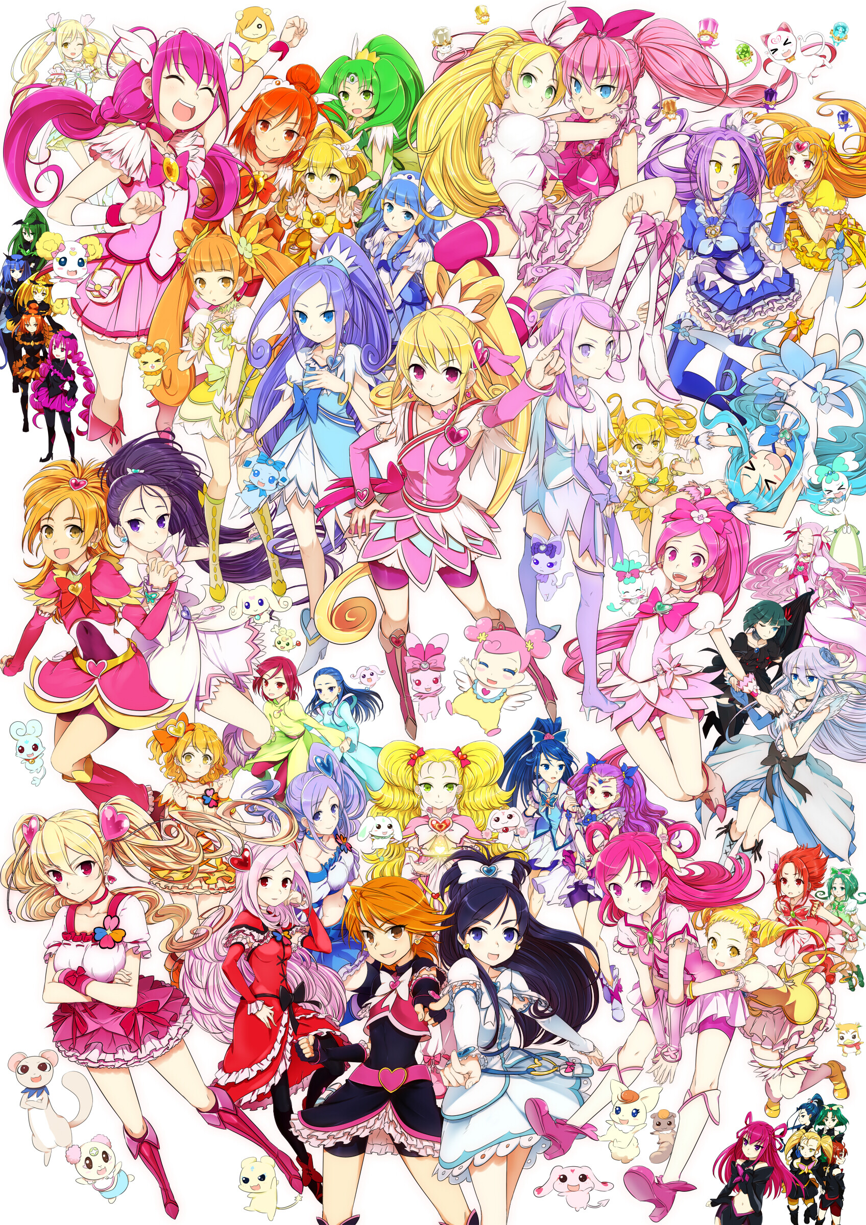 Glitter Force, Pretty Cure All Stars, Wallpapers, Michelle Mercado, 1700x2400 HD Phone