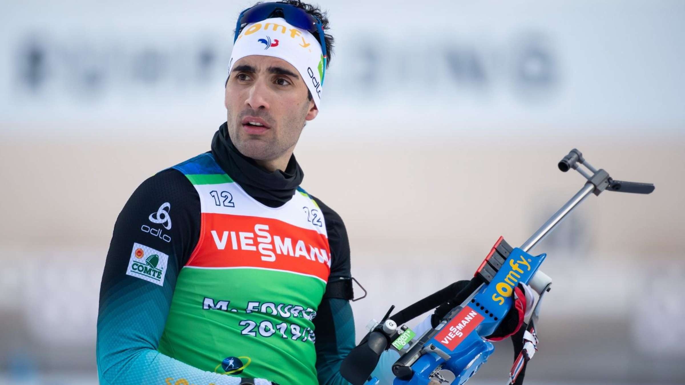 Martin Fourcade, Biathlon WM 2020, Antholz interview, Biathlon, 2400x1350 HD Desktop