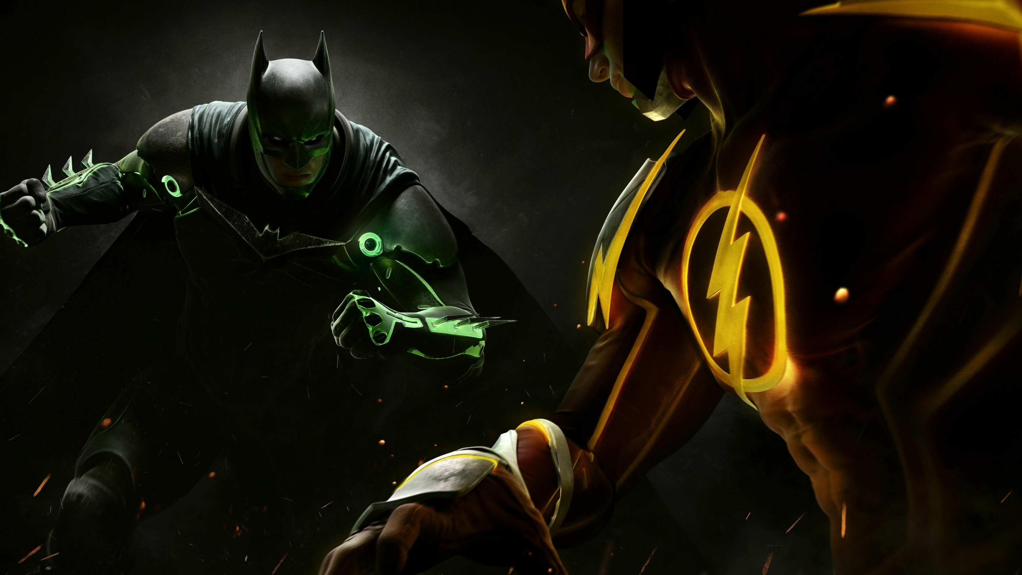 Flash wallpapers, Desktop, Batman Injustice 2, 3560x2000 HD Desktop