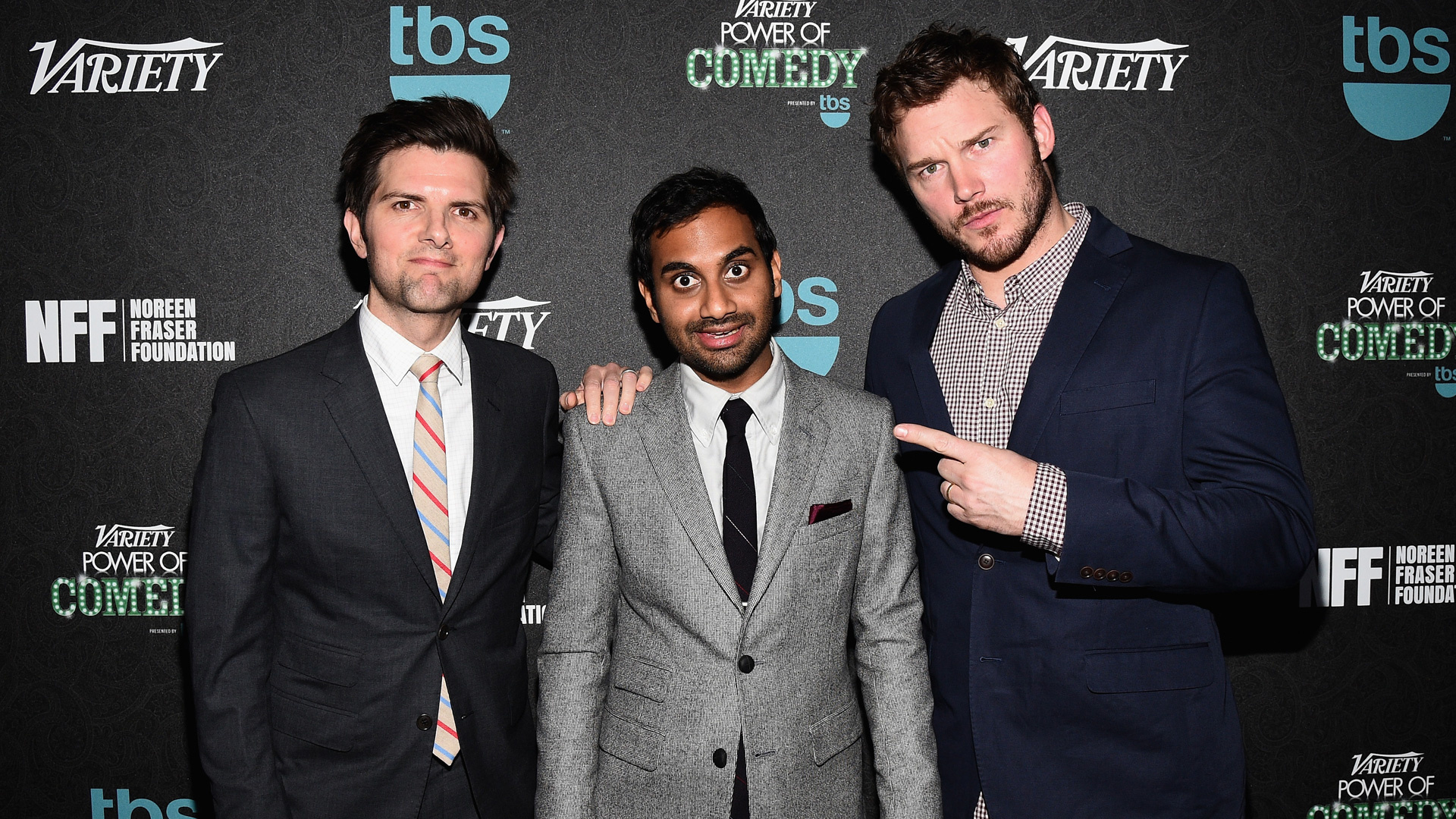 Chris Pratt and Aziz Ansari, Adam Scott Wallpaper, 1920x1080 Full HD Desktop