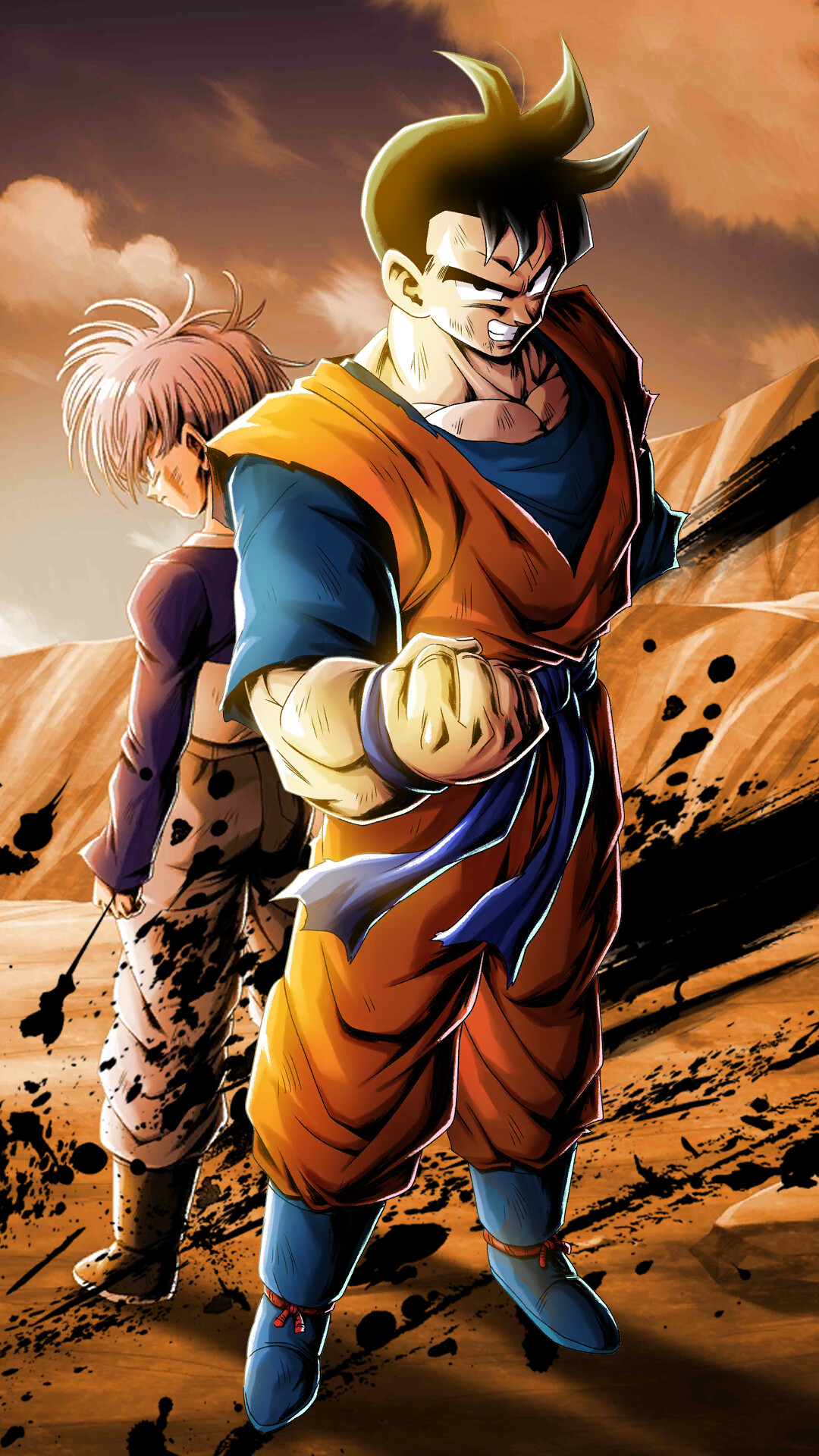 Anime character, Future Gohan, Less arms version, Wallpaper, 1080x1920 Full HD Phone