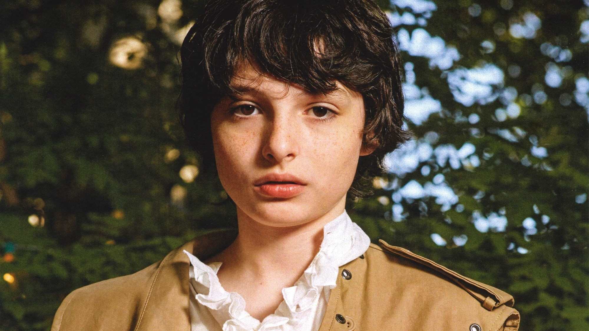 Finn Wolfhard, Sci-fi it-boy, Magazine feature, Futuristic fashion, 2000x1130 HD Desktop