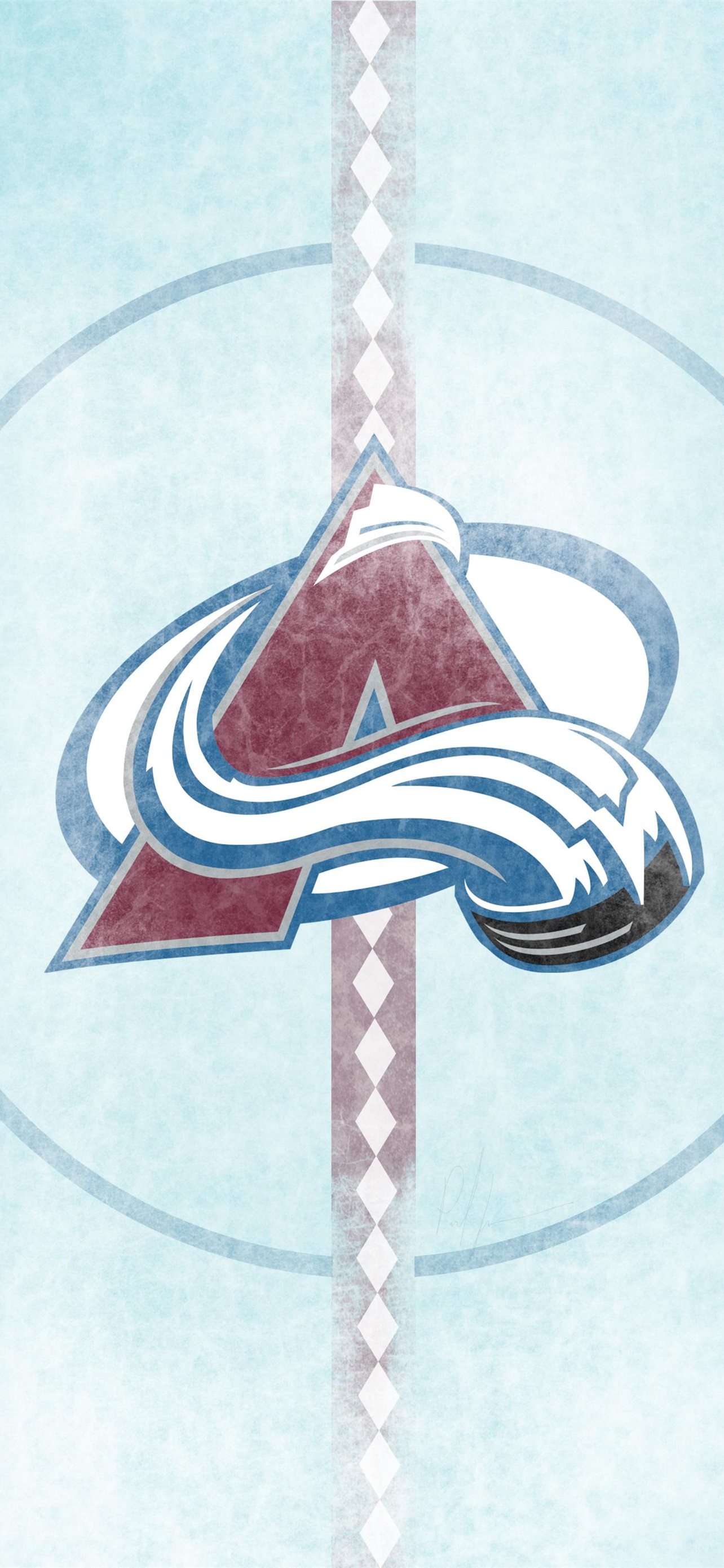 Colorado Avalanche, Professional sports team, Hockey, Colorado, 1290x2780 HD Phone