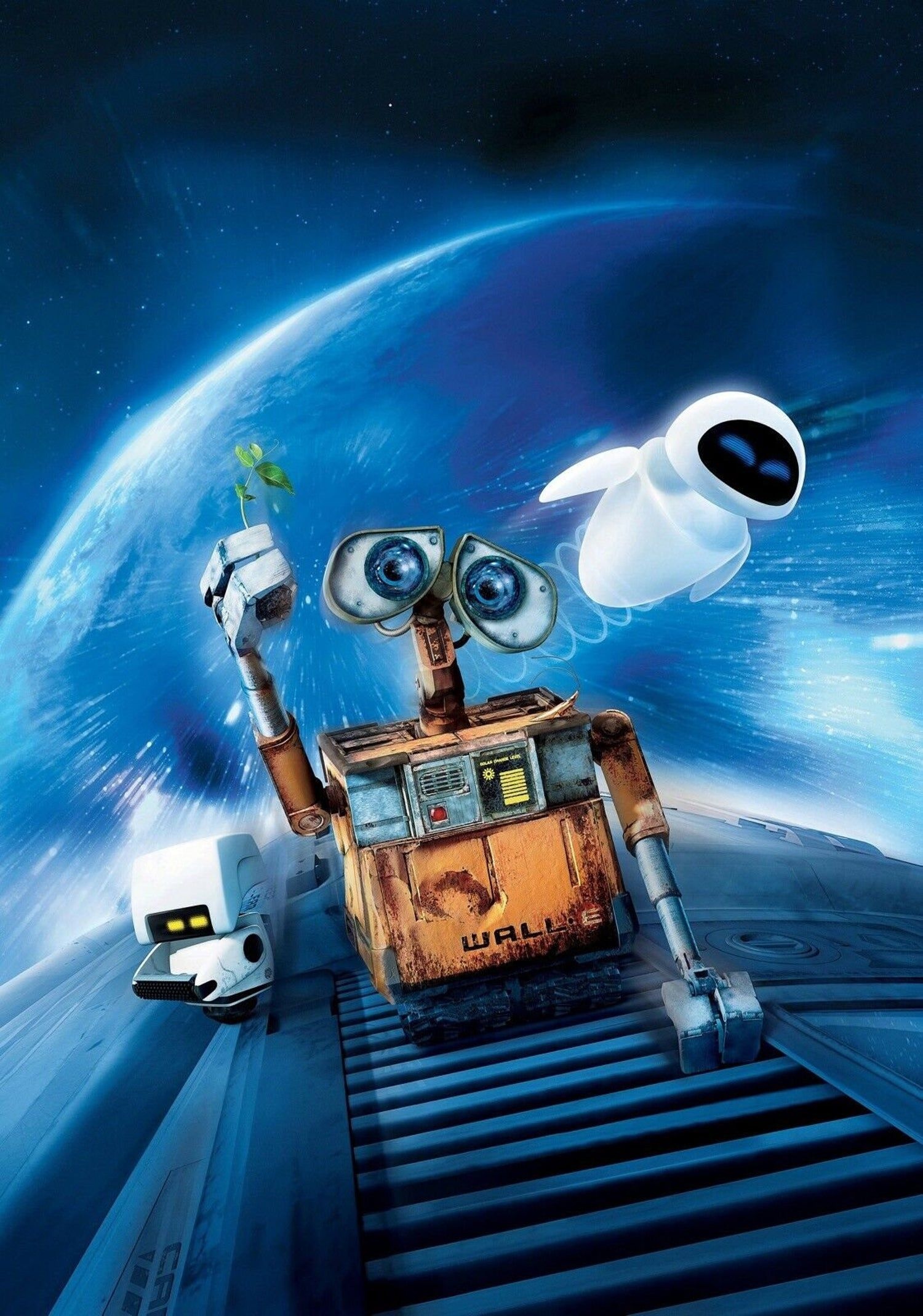 Film Art, Movie photo print poster, Wall-E, 1500x2140 HD Phone