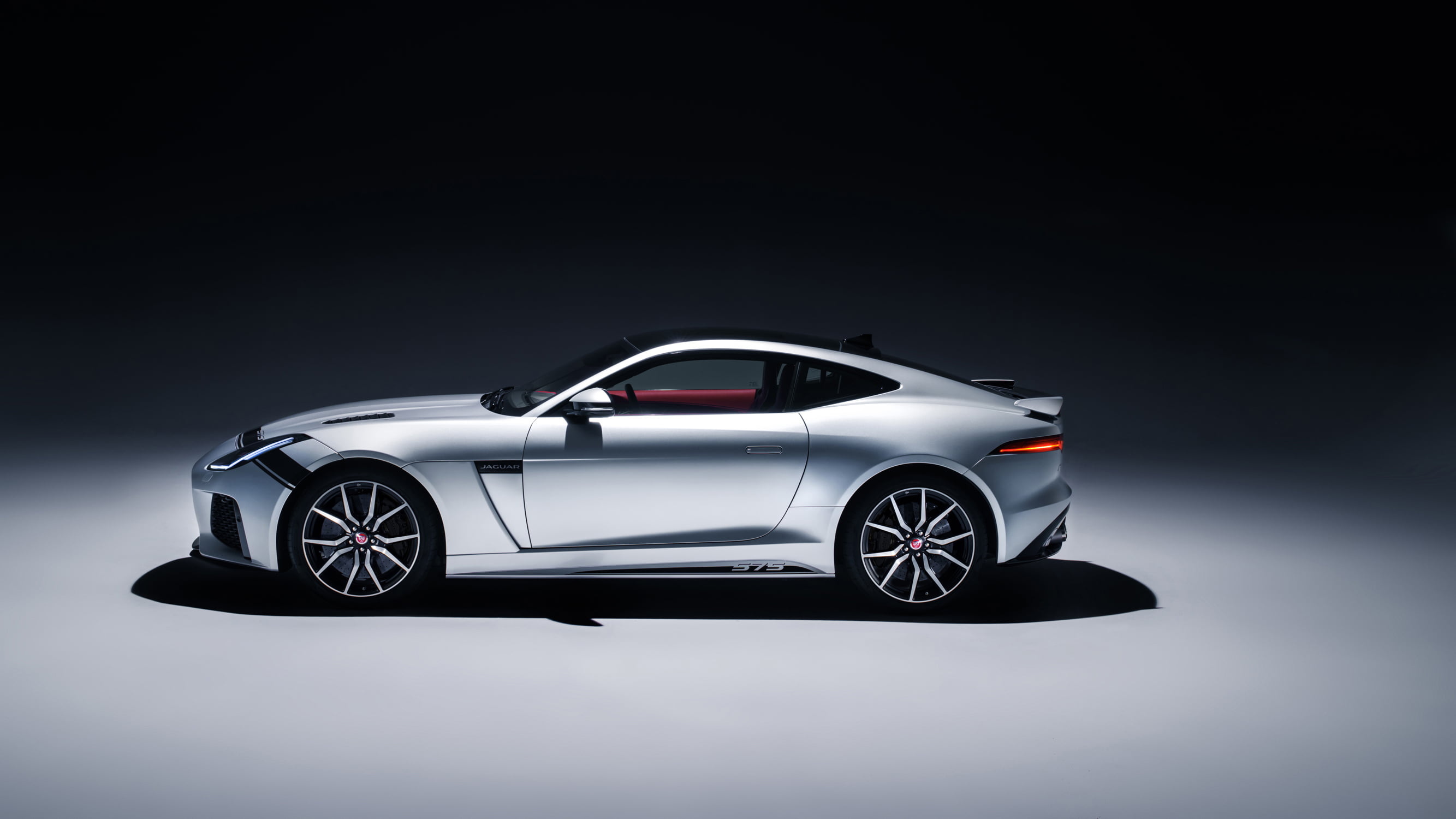 SVR Silver Sports Coupe, Jaguar F-TYPE Wallpaper, 2670x1500 HD Desktop