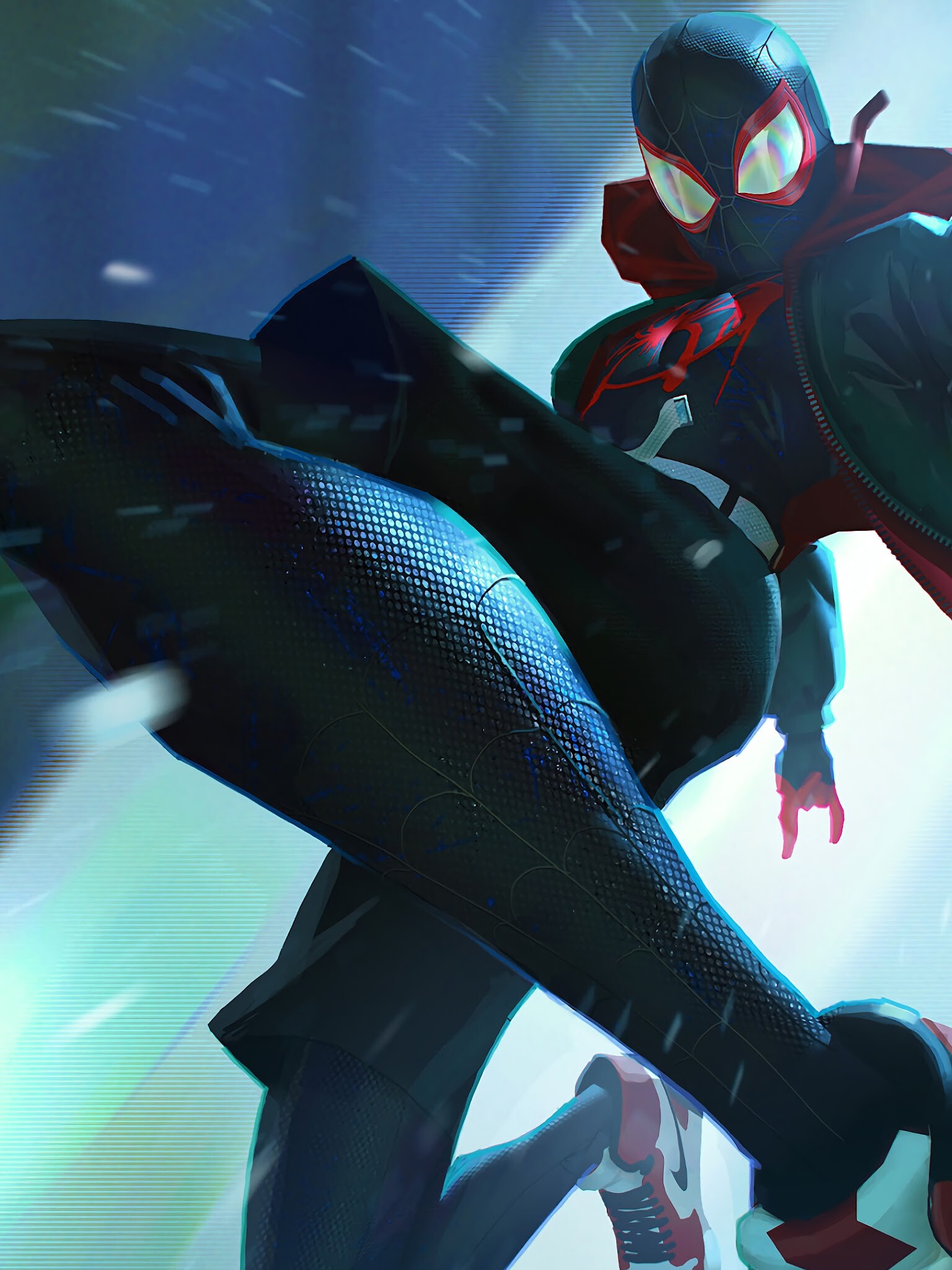 Miles Morales Spider-Man, PC desktop wallpaper, 4K resolution, Free download, 1540x2050 HD Phone