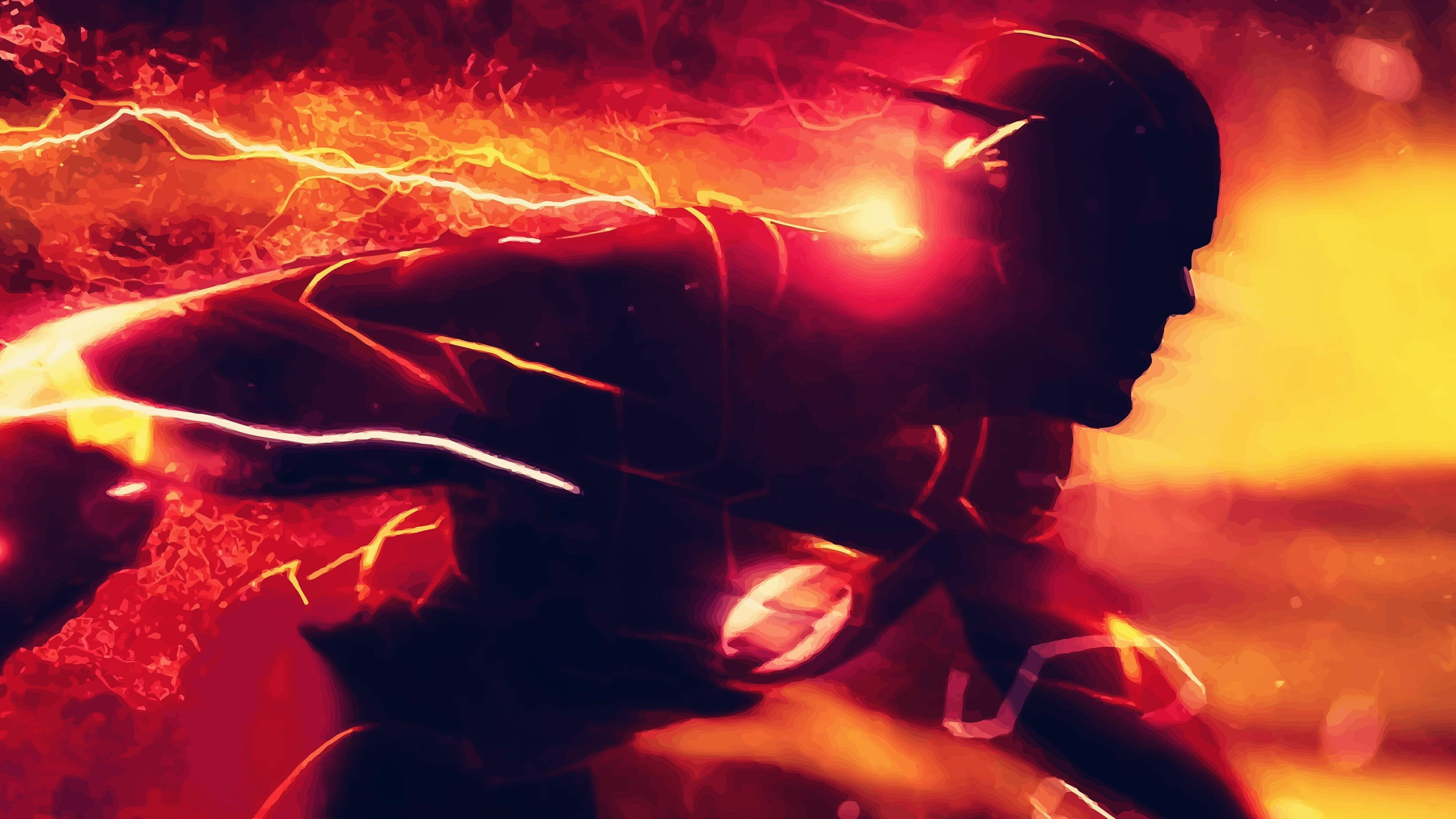 Flash, Superheroes, 4k Wallpaper, HD, 3840x2160 4K Desktop