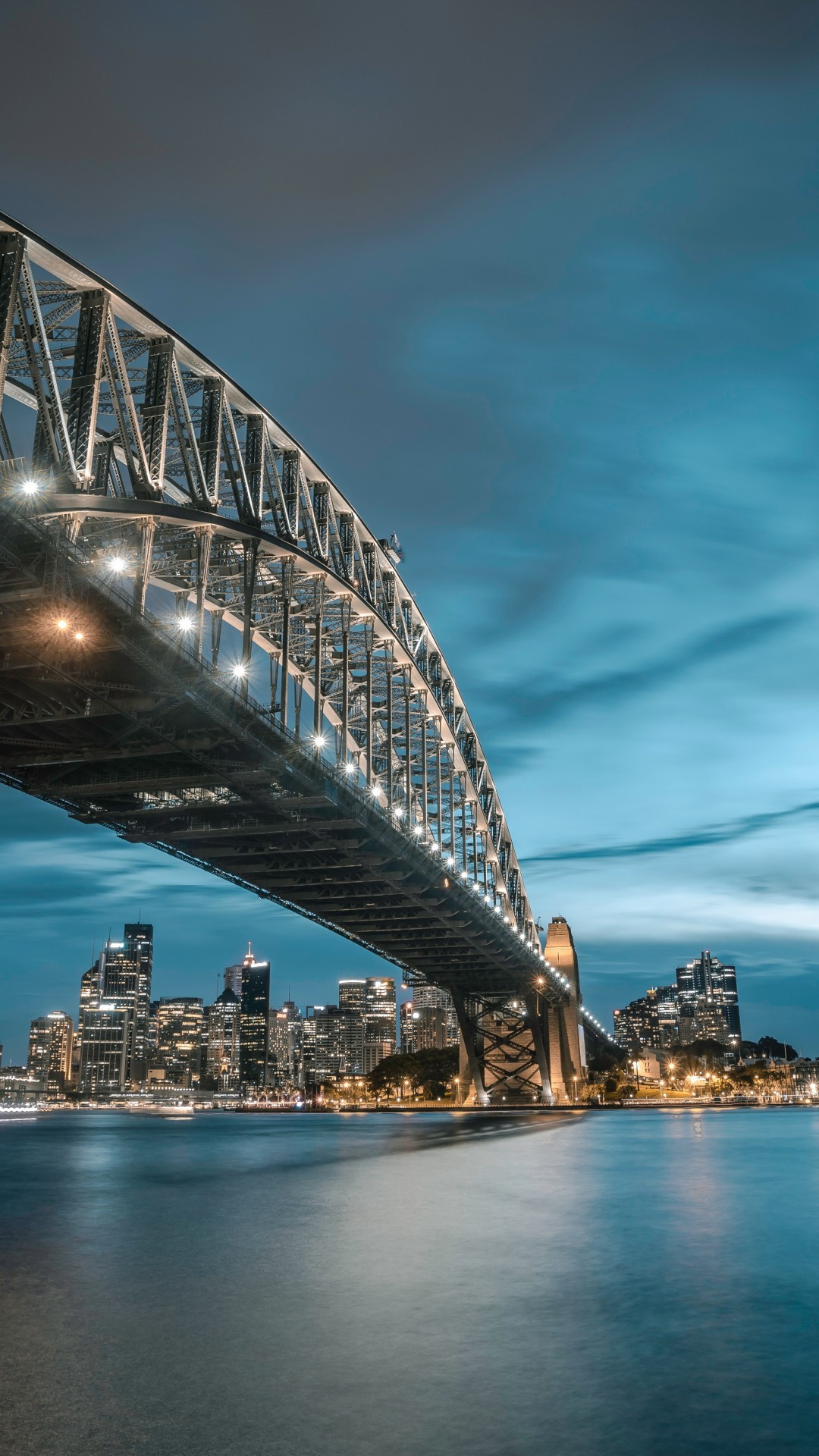 Sydney Australia, Skyline at night, Beautiful skyscrapers, Stunning wallpaper for phones, 1080x1920 Full HD Phone