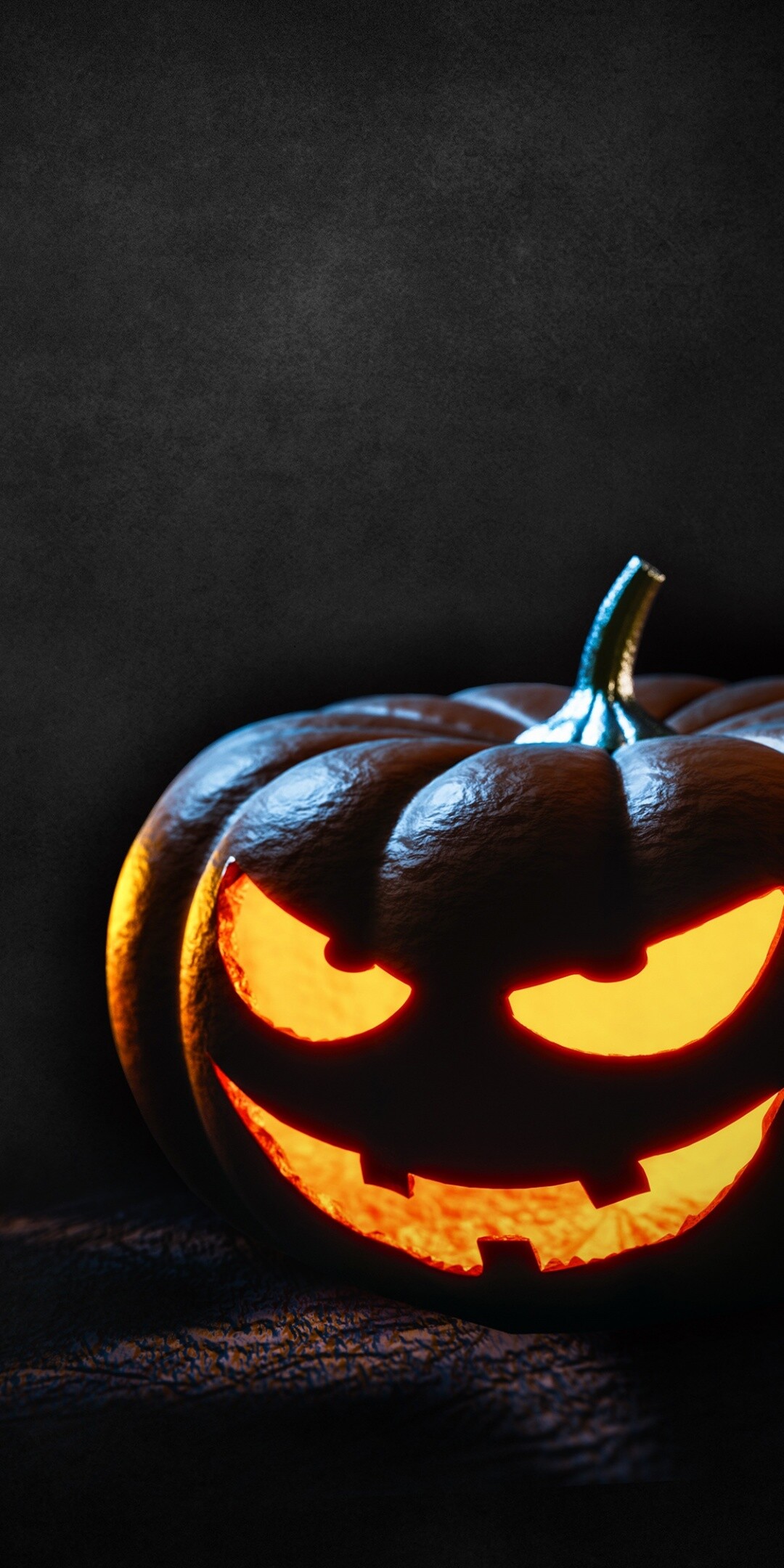 Halloween pumpkin wallpaper, Scary and dark, 1080x2160 HD Phone