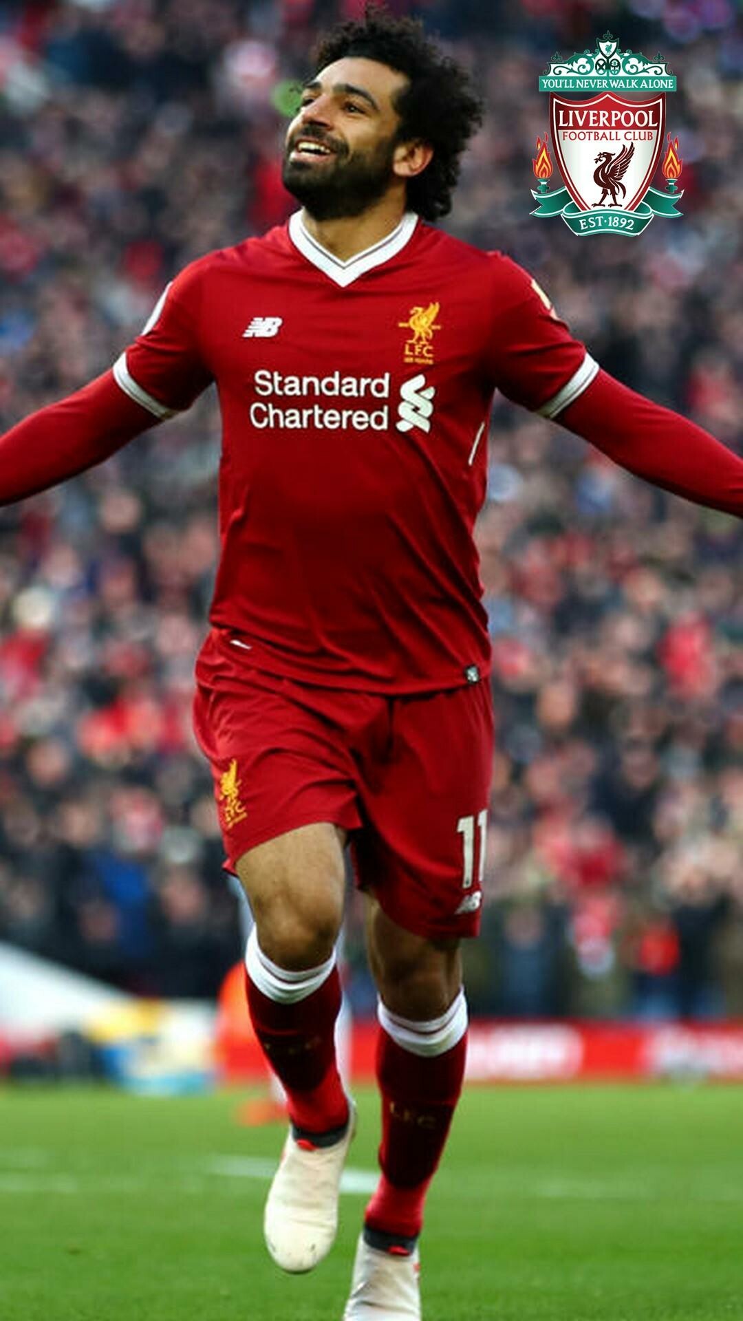 Mohamed Salah, iPhone wallpapers, Sporty aesthetics, Striking visuals, 1080x1920 Full HD Phone