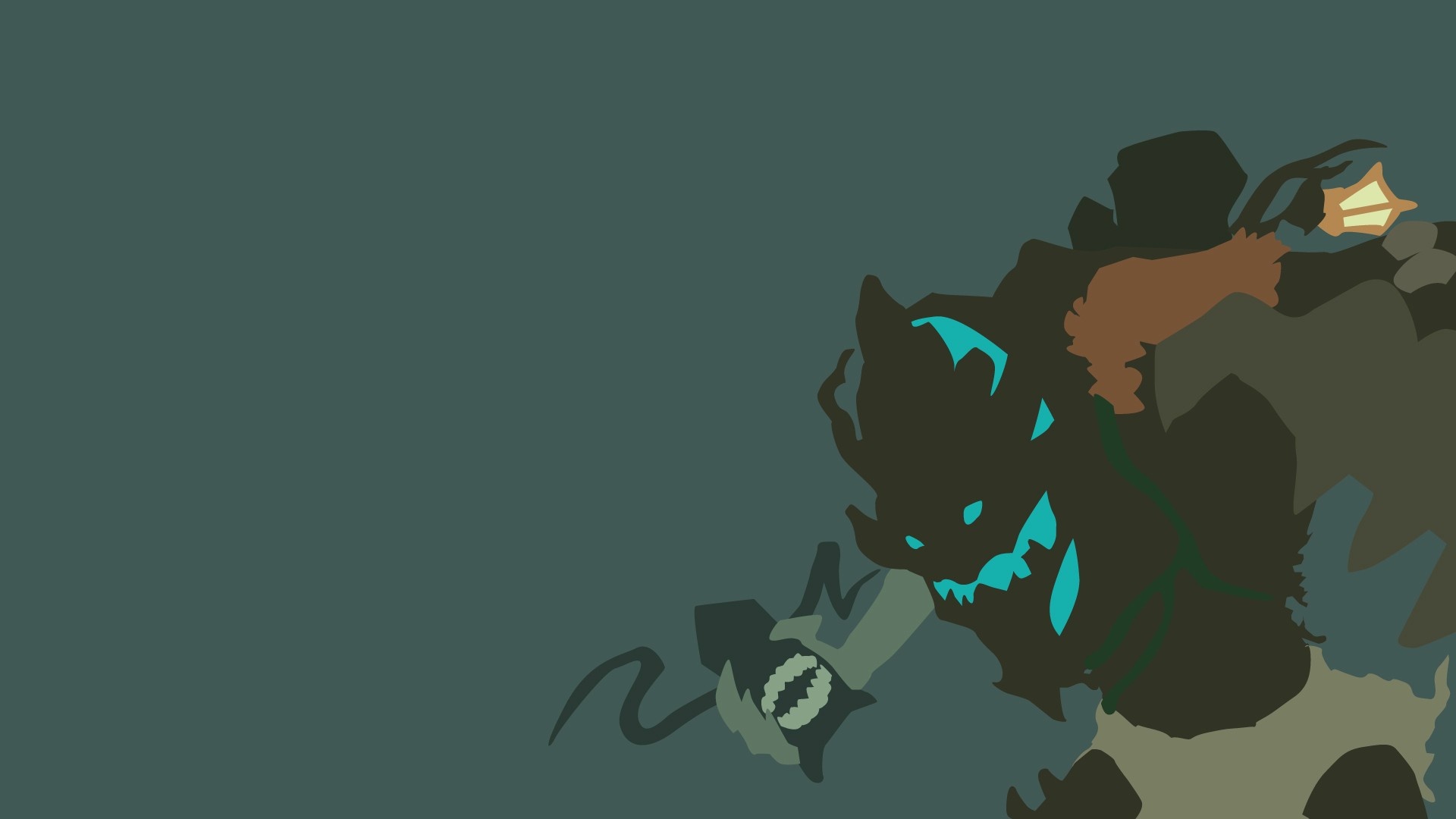 League of Legends Minimalist, Vivid colors, Minimalistic design, Stylish, 1920x1080 Full HD Desktop