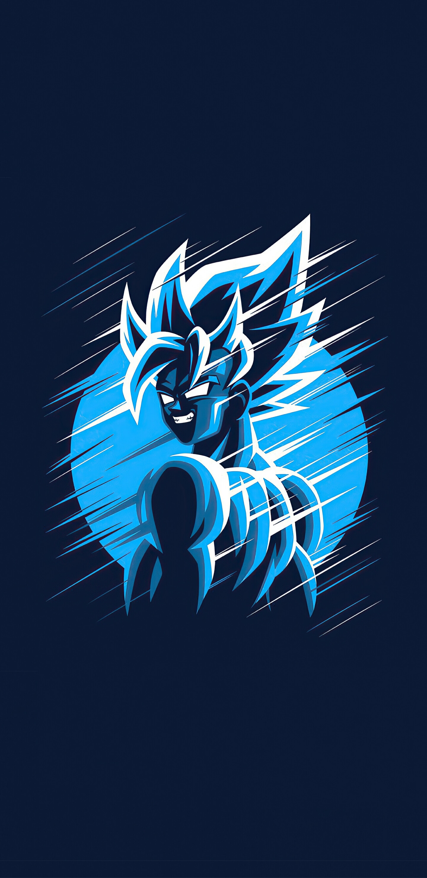 Dragon Ball Z, Minimal Goku artwork, Samsung Galaxy S8, HD image, 1440x2960 HD Phone