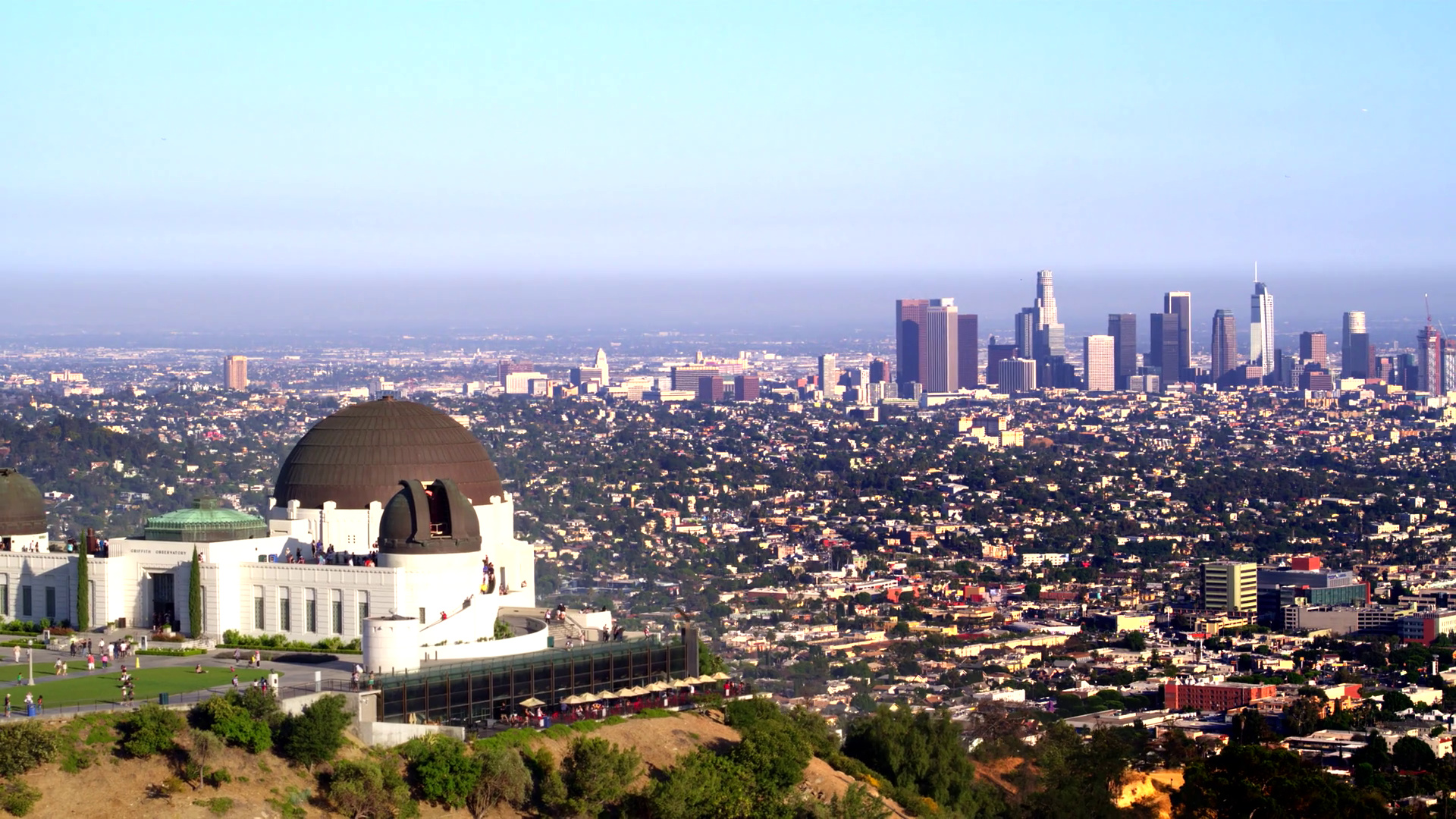 Griffith Observatory, Iconic landmark, Stellar views, Cosmic wonders, 1920x1080 Full HD Desktop