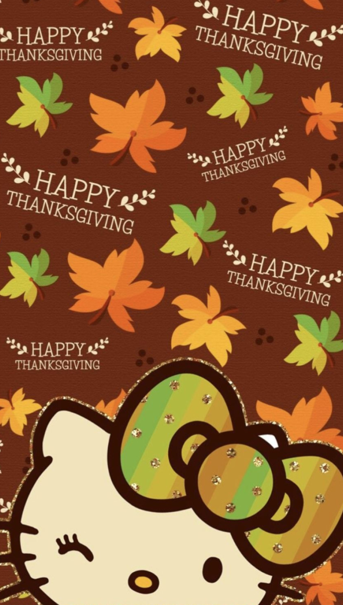 Postcard, Hello Kitty Thanksgiving Wallpaper, 1150x2020 HD Phone