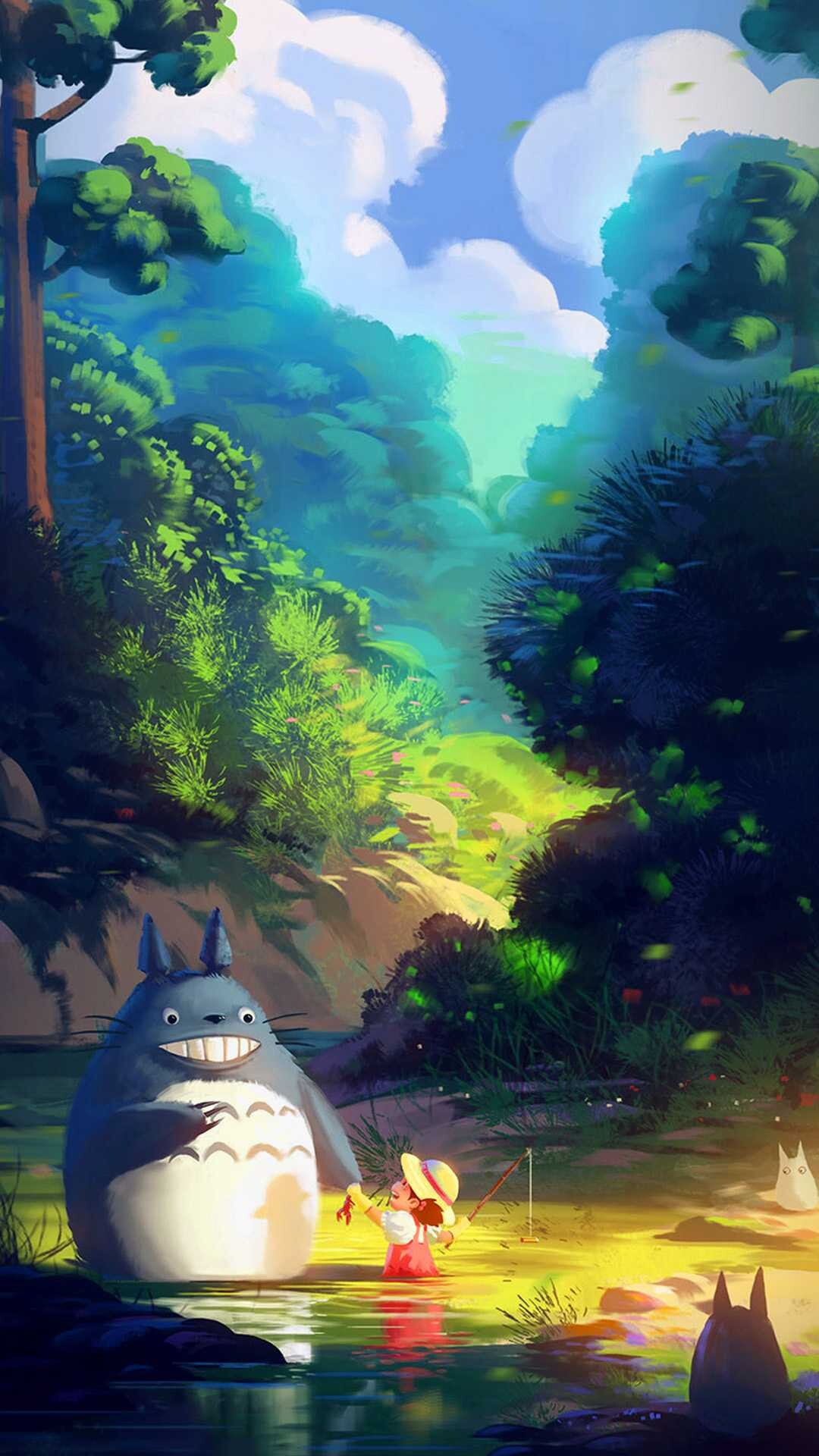 Studio Ghibli, Totoro Wallpaper, 1080x1920 Full HD Phone