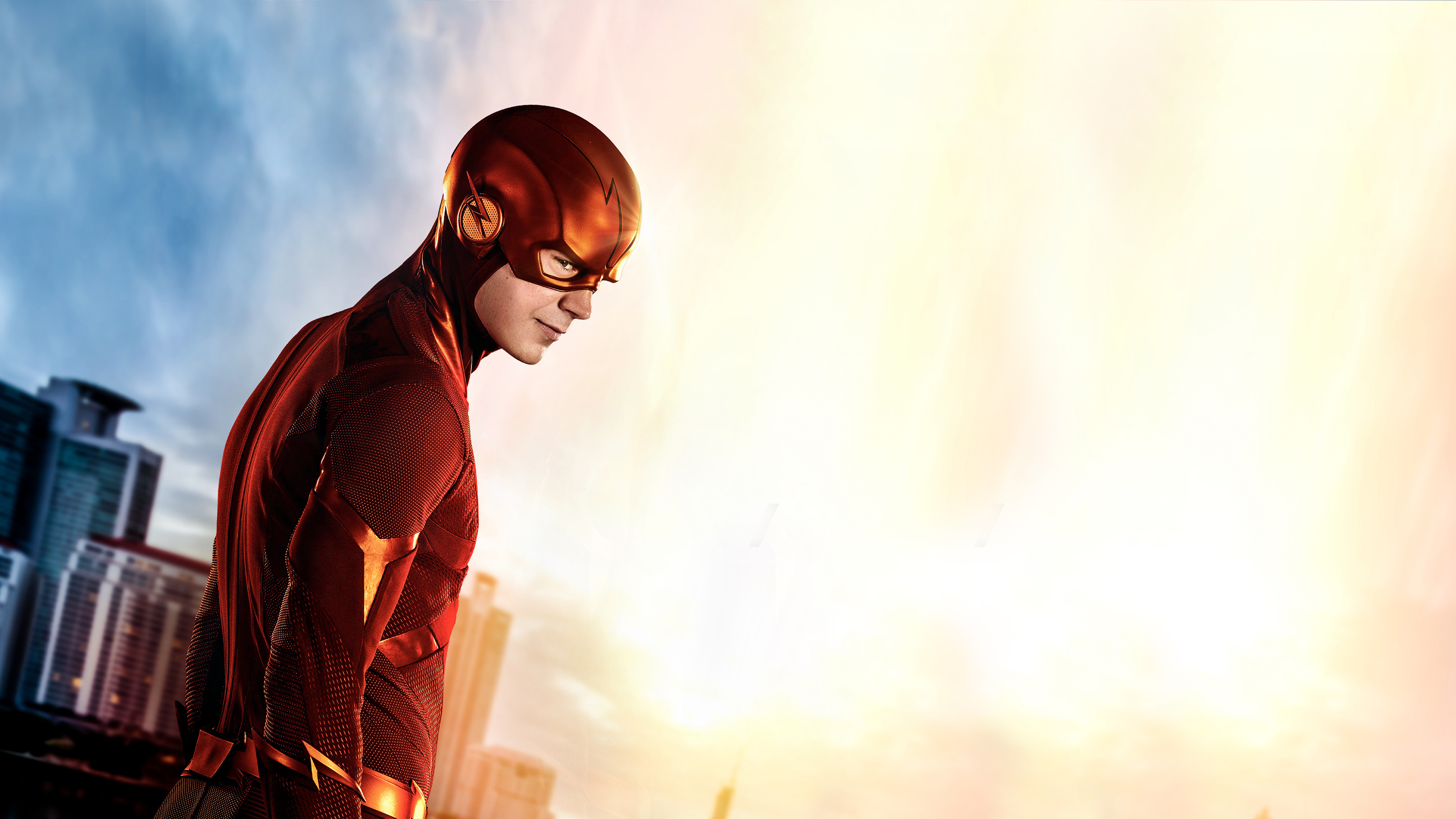 The Flash TV Series, Grant Gustin wallpapers, HD background images, Speedster, 3840x2160 4K Desktop