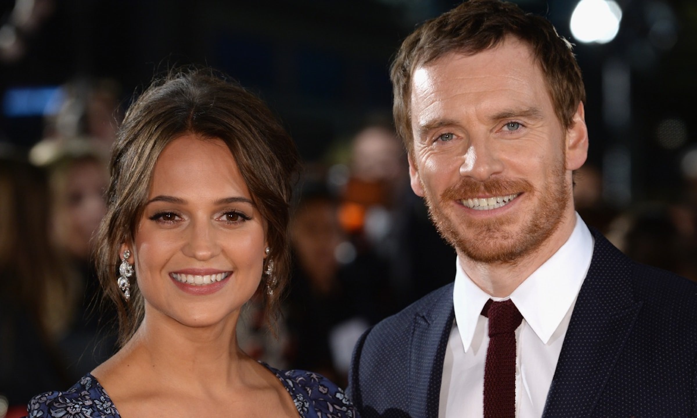 Alicia Vikander, Michael Fassbender, Pregnancy, Film Daily, 2400x1440 HD Desktop