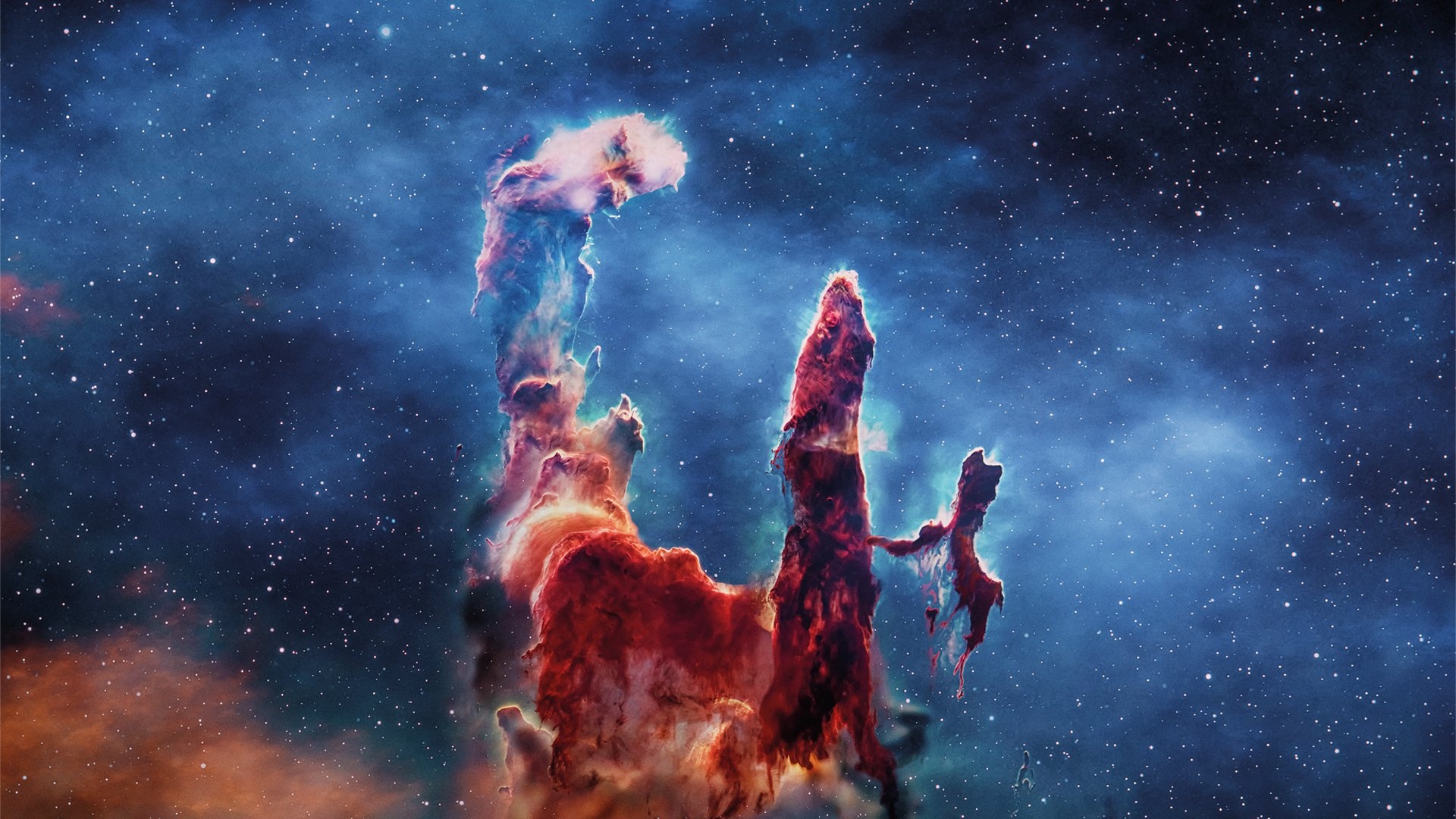 Pillars of Creation, Universe Wallpaper, 1920x1080 Full HD Desktop