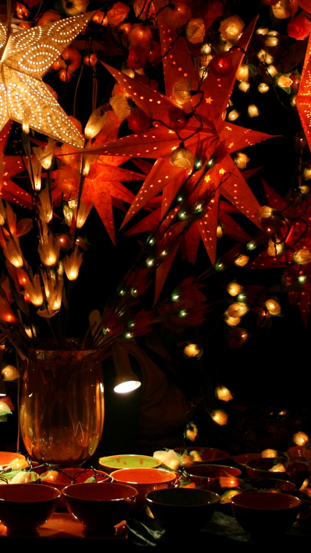 Holiday decorations, Colorful accents, Cozy ambiance, Merry festivities, 1080x1920 Full HD Phone