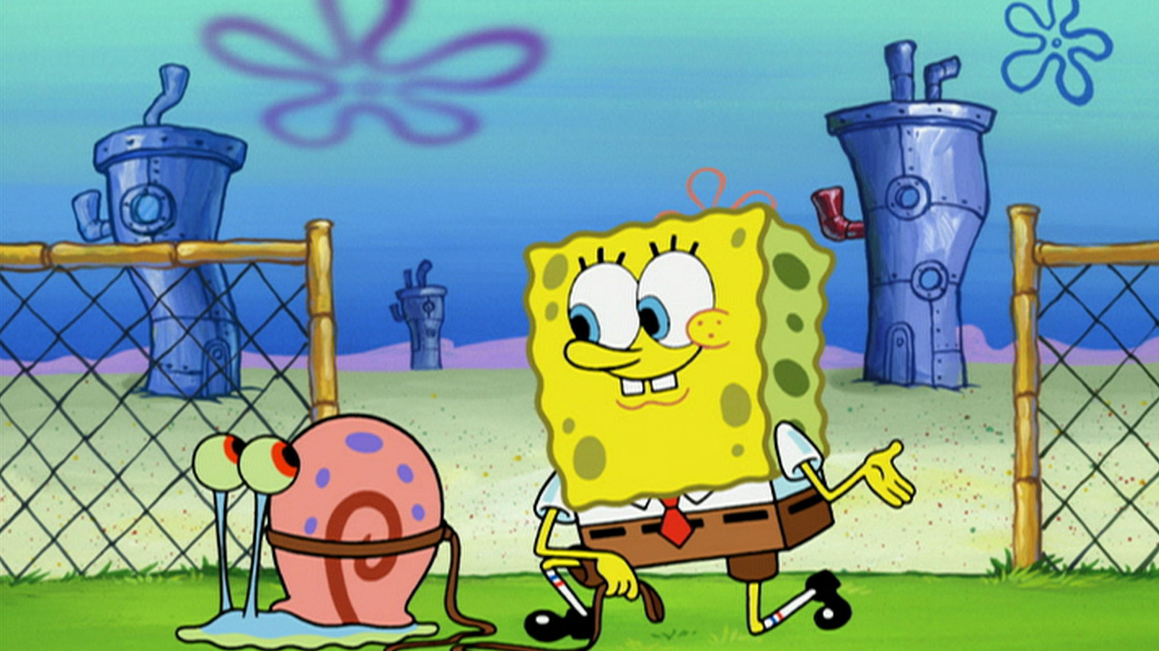 SpongeBob Schwammkopf, TV programme, Nickelodeon, Animated character, 3840x2160 4K Desktop