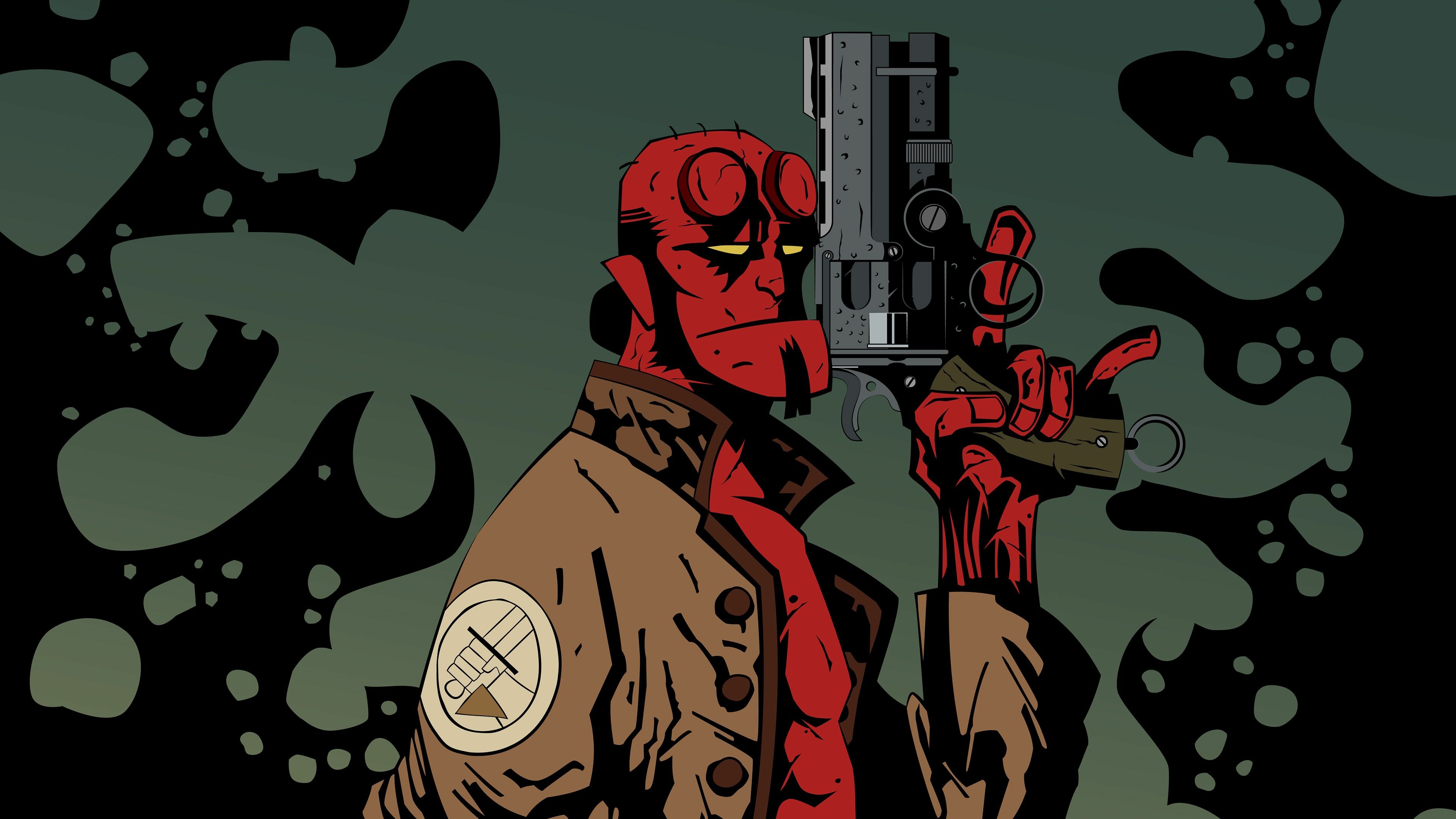 Mike Mignola, Hellboy Wallpaper, 3840x2160 4K Desktop