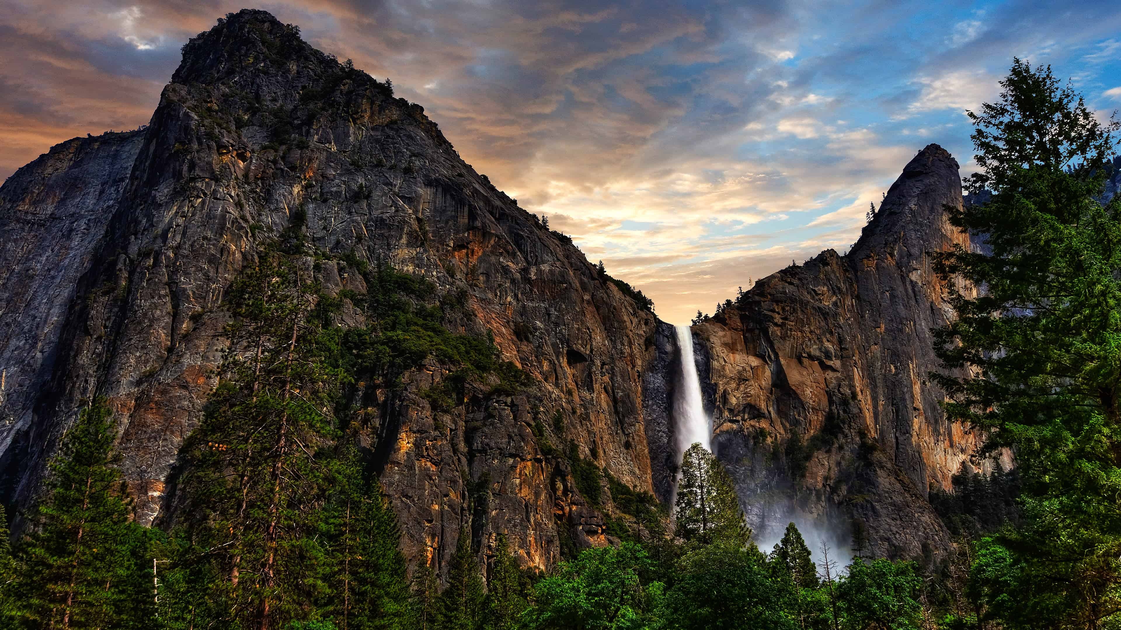 Bridalveil Fall, Yosemite National Park Wallpaper, 3840x2160 4K Desktop