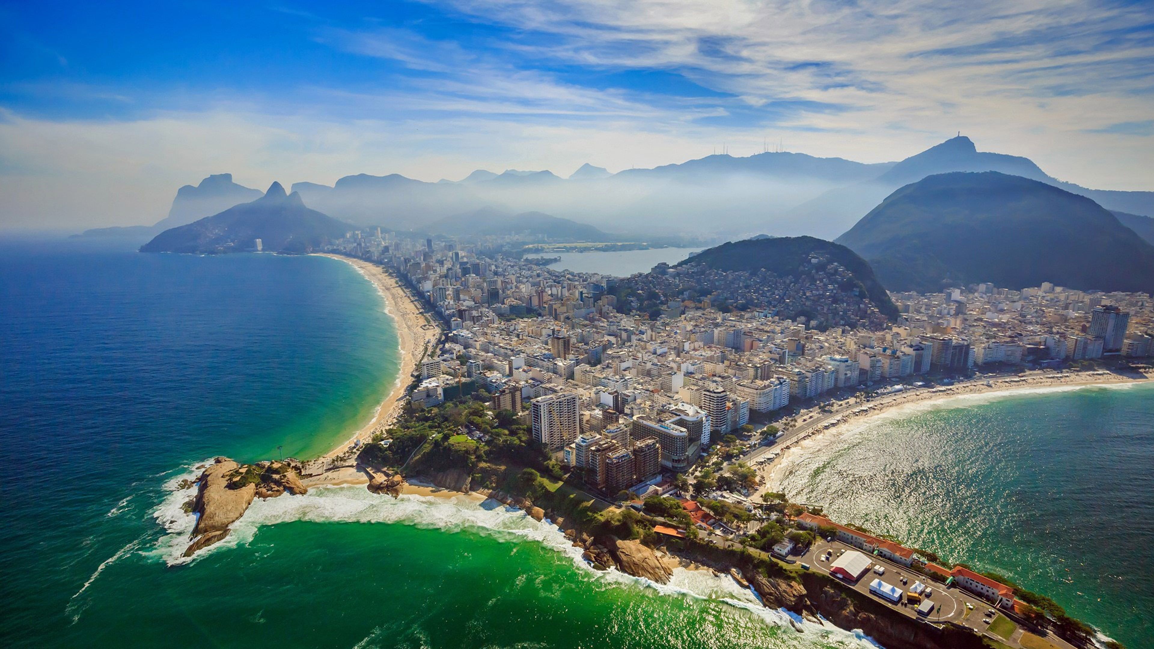 Ipanema, Travels, Captivating beaches, Urban paradise, 3840x2160 4K Desktop