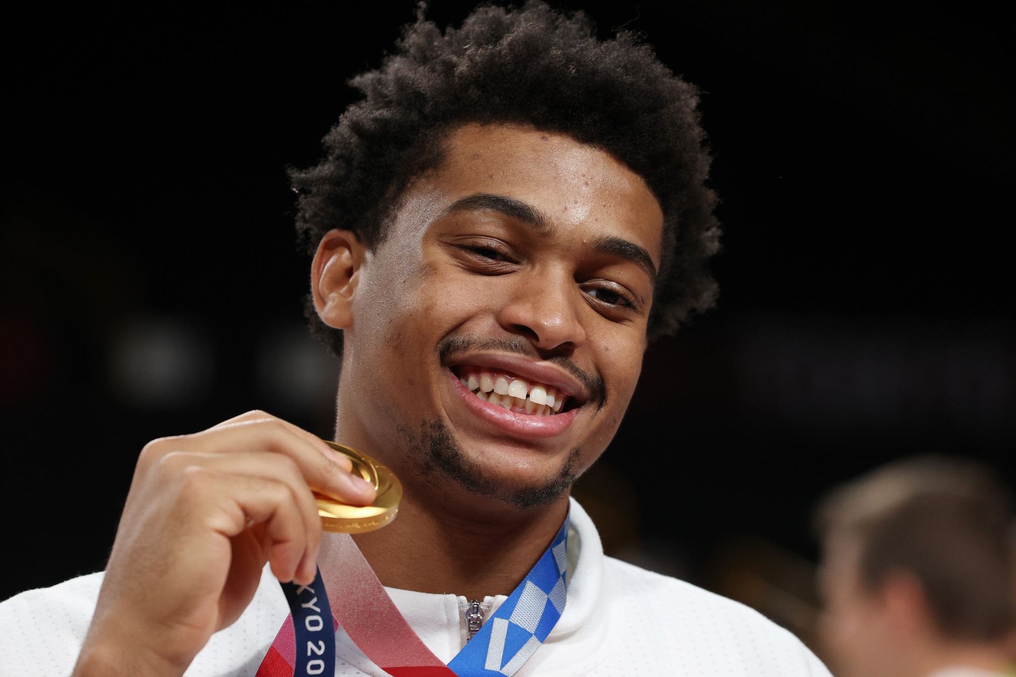 Olympic gold medal, Keldon Johnson Wallpaper, 2050x1370 HD Desktop