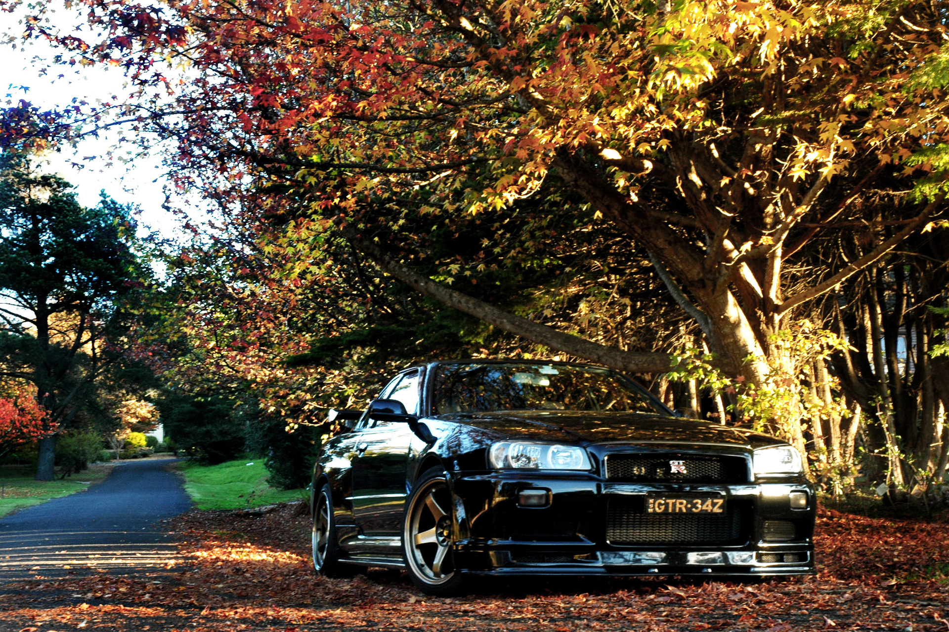 Autumn, Nissan Skyline R34 Wallpaper, 1920x1280 HD Desktop