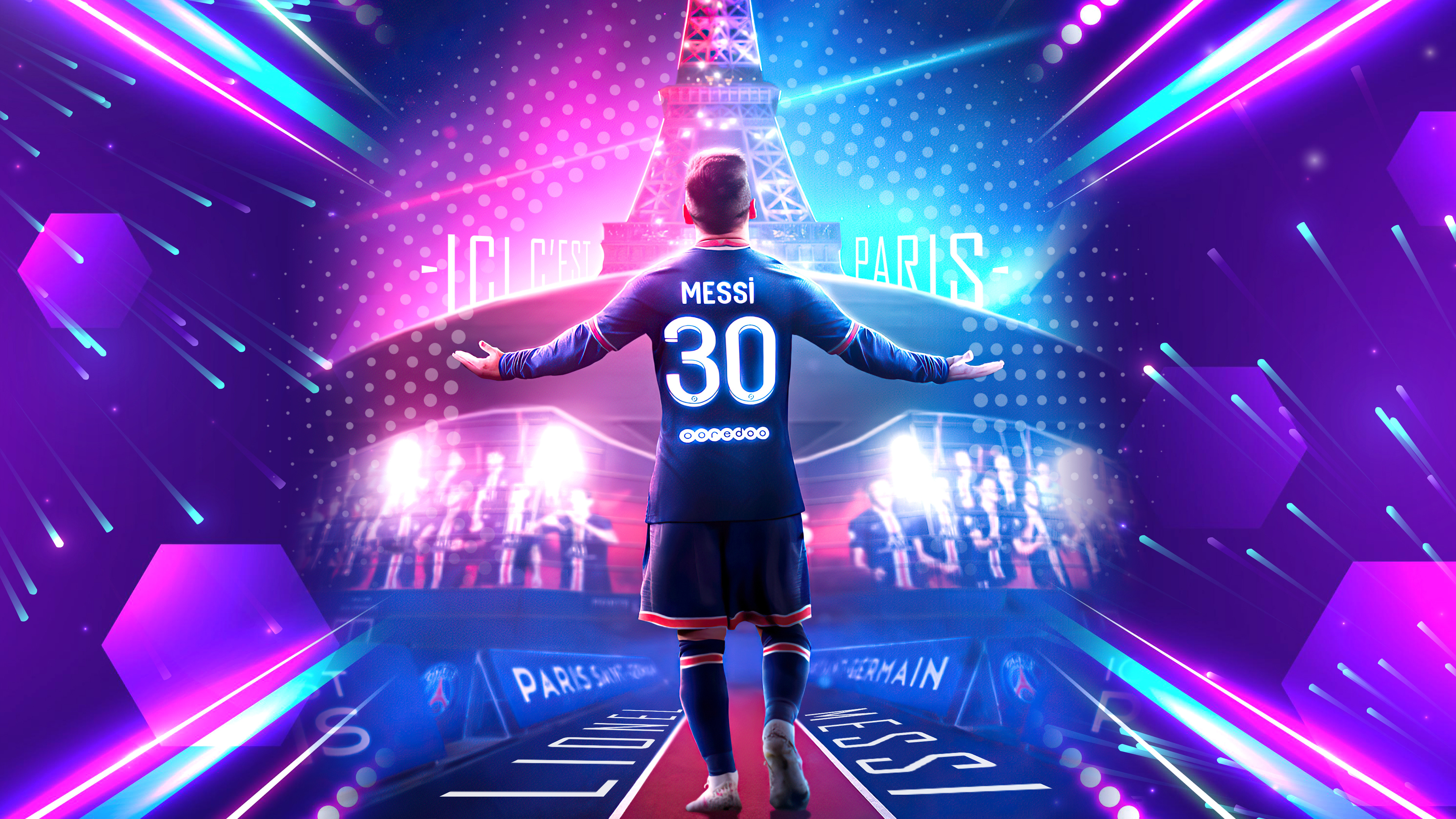 Paris Saint-Germain, 4K Ultra HD, Eye-catching wallpaper, Stunning visuals, 3840x2160 4K Desktop