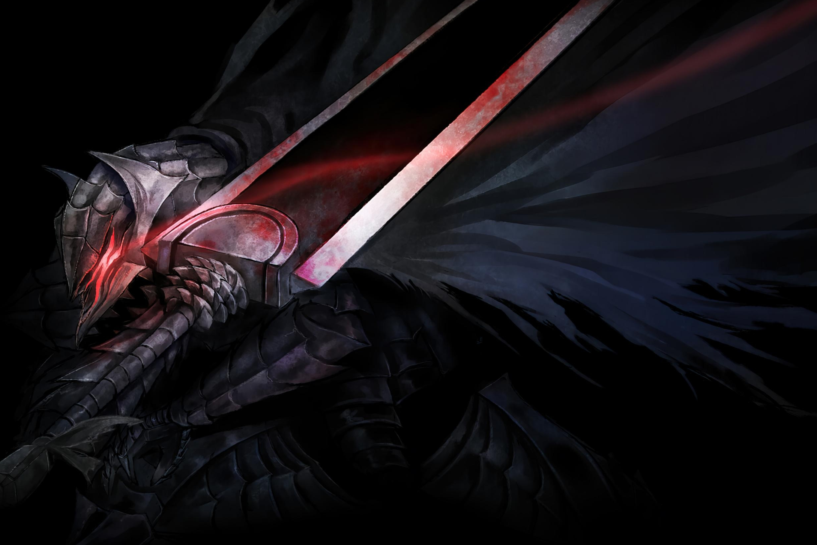 Berserk (Anime), Berserk anime wallpaper, The Hand illustration, 2740x1830 HD Desktop