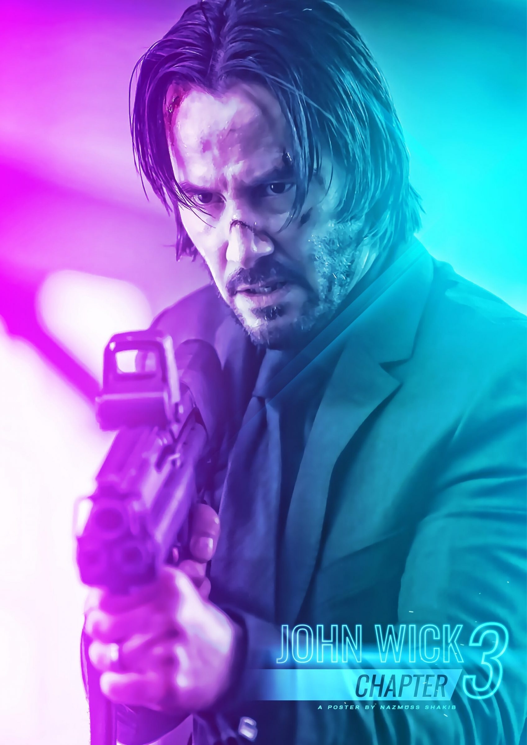 John Wick: Chapter 3, Wallpapers, Ryan Thompson, 1700x2400 HD Phone