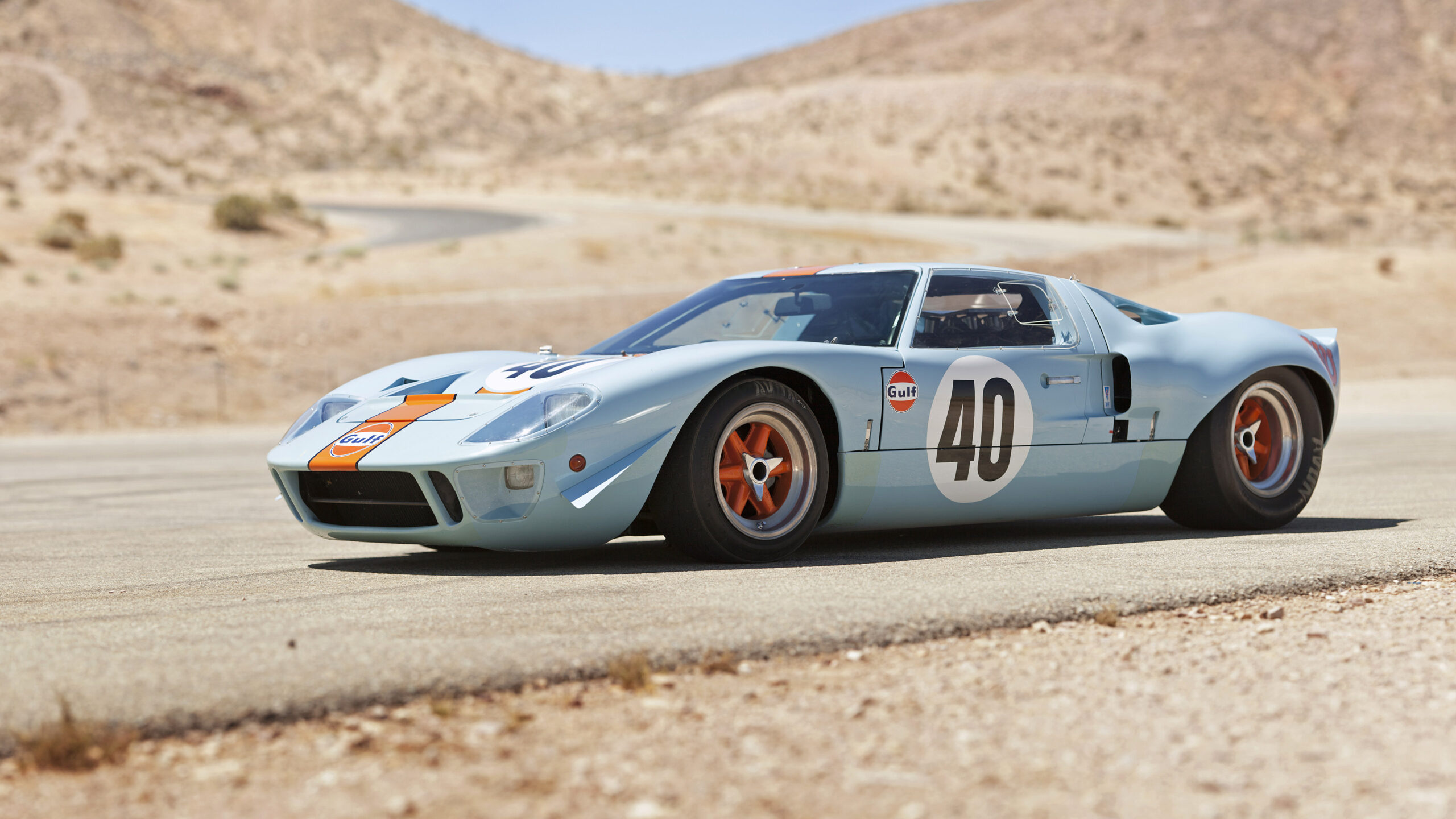 1968 Ford GT40, Le Mans Wallpaper, 2560x1440 HD Desktop