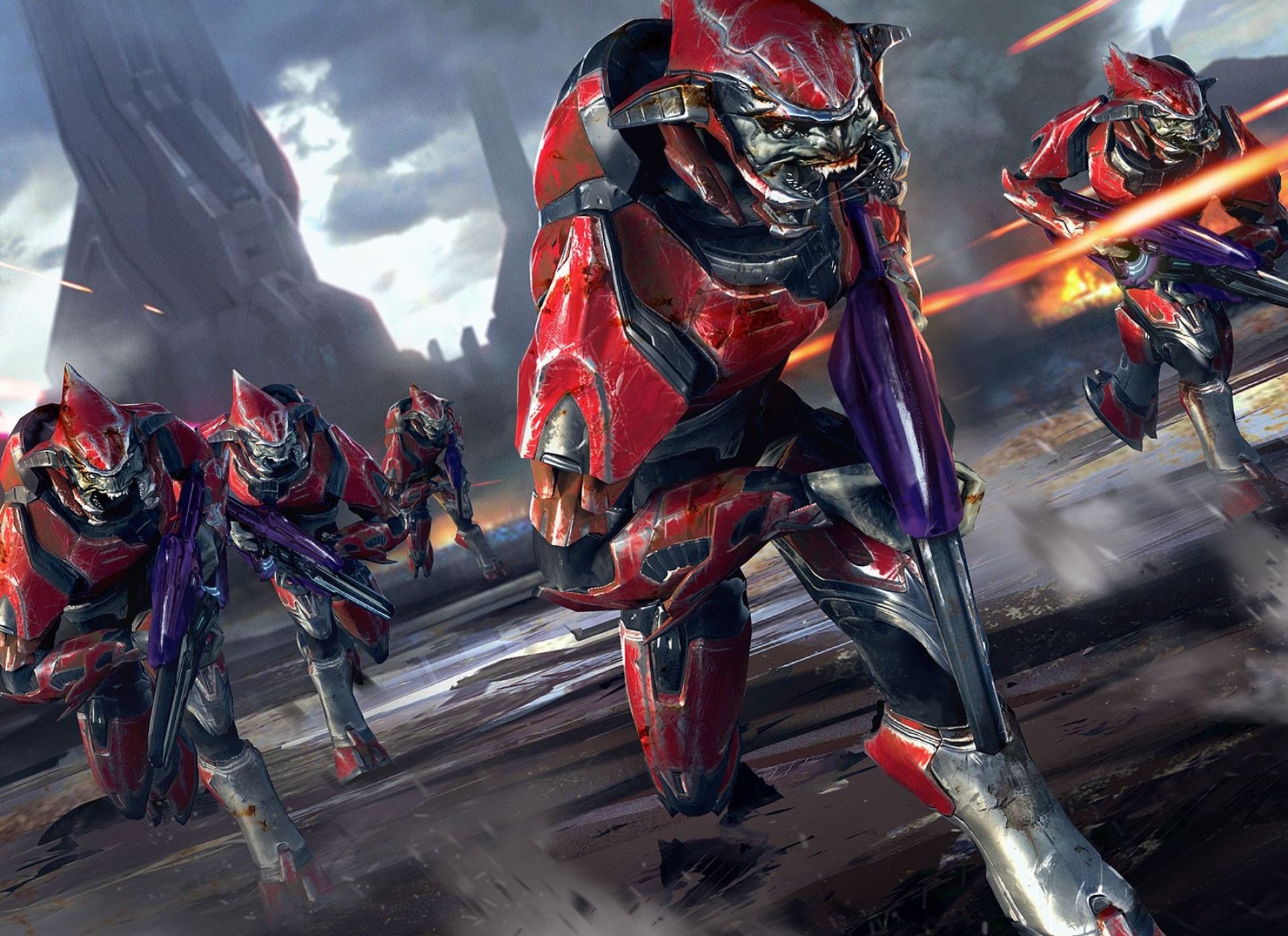 Halo Elites, Black Order Remnant, Epic Halo ships, Gaming series, 1920x1400 HD Desktop