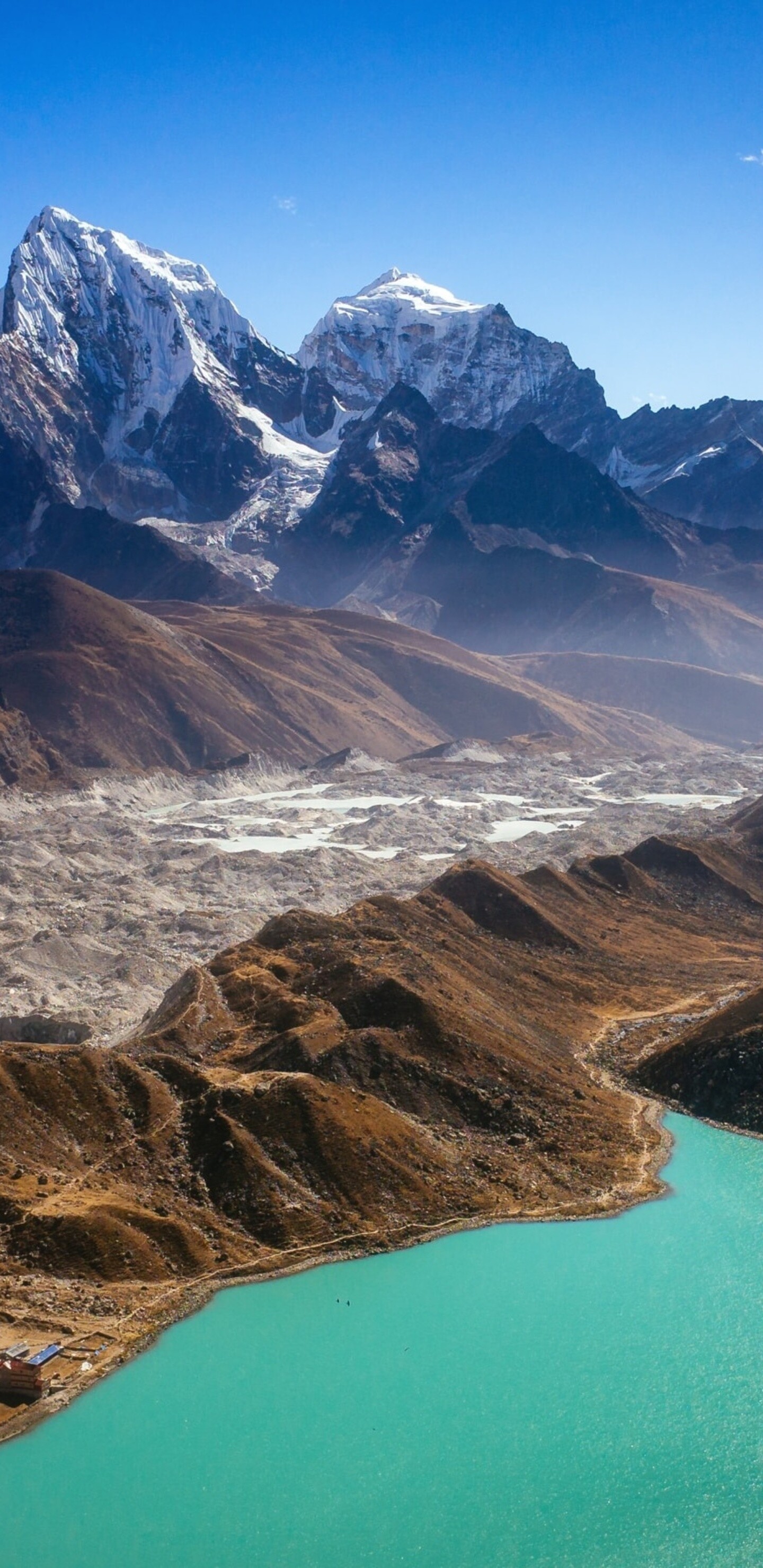 Rocky mountains, Himalayas, Samsung Galaxy Note 9, QHD, 1440x2960 HD Phone