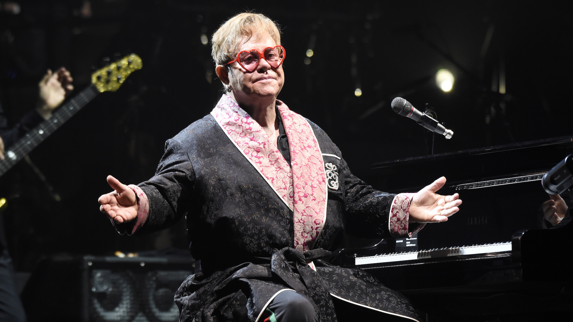 Elton John, Rocketman movie, Vibrant wallpapers, Cinematic tribute, 1920x1080 Full HD Desktop