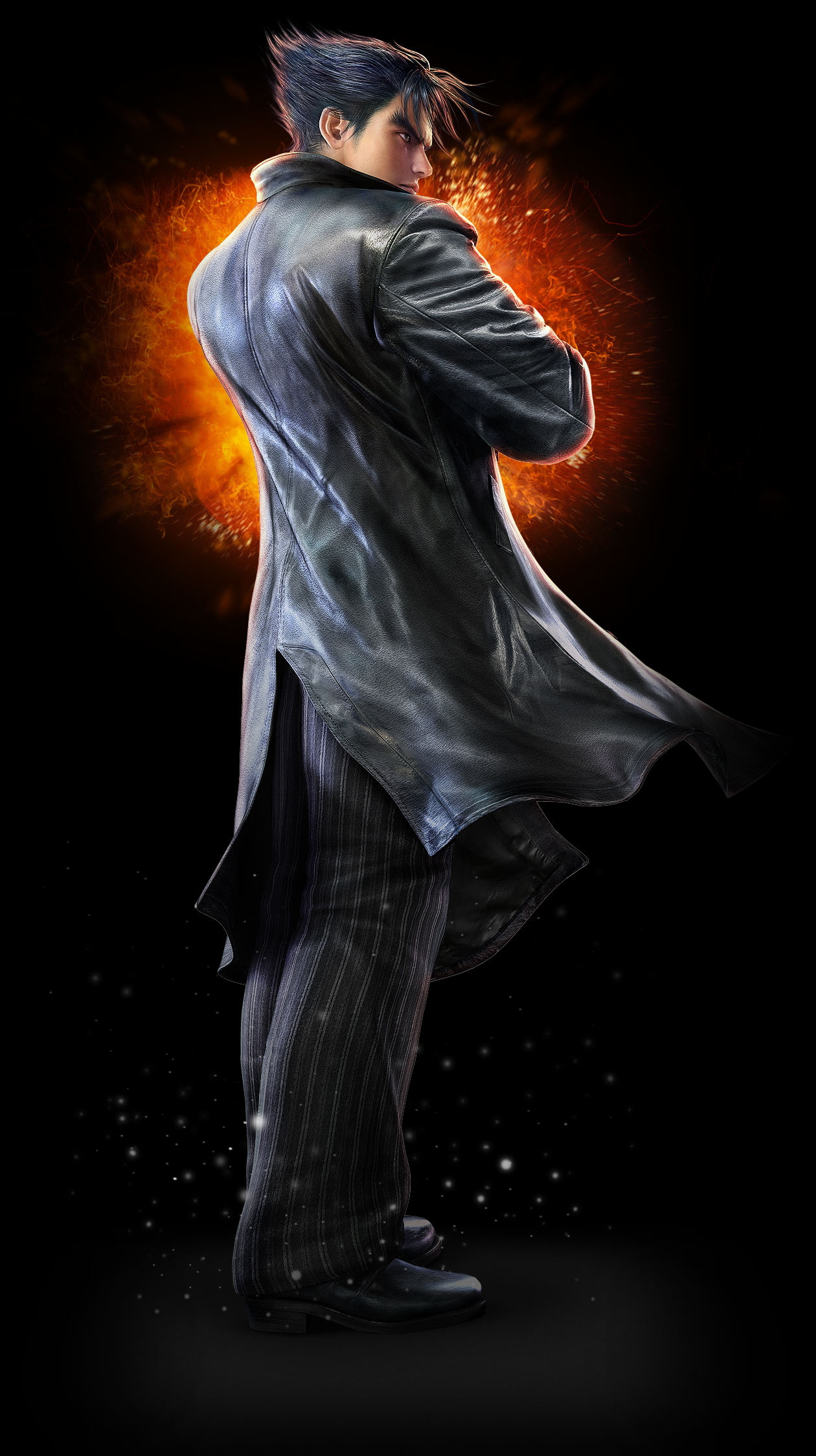 Kazama Jin, Tekken, Anime image board, Fighter design, 1260x2250 HD Phone