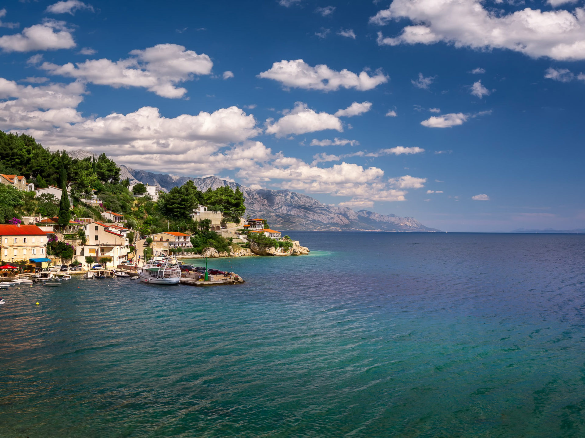 Mimice village, Adriatic sea, Desktop wallpaper, 1920x1440 HD Desktop