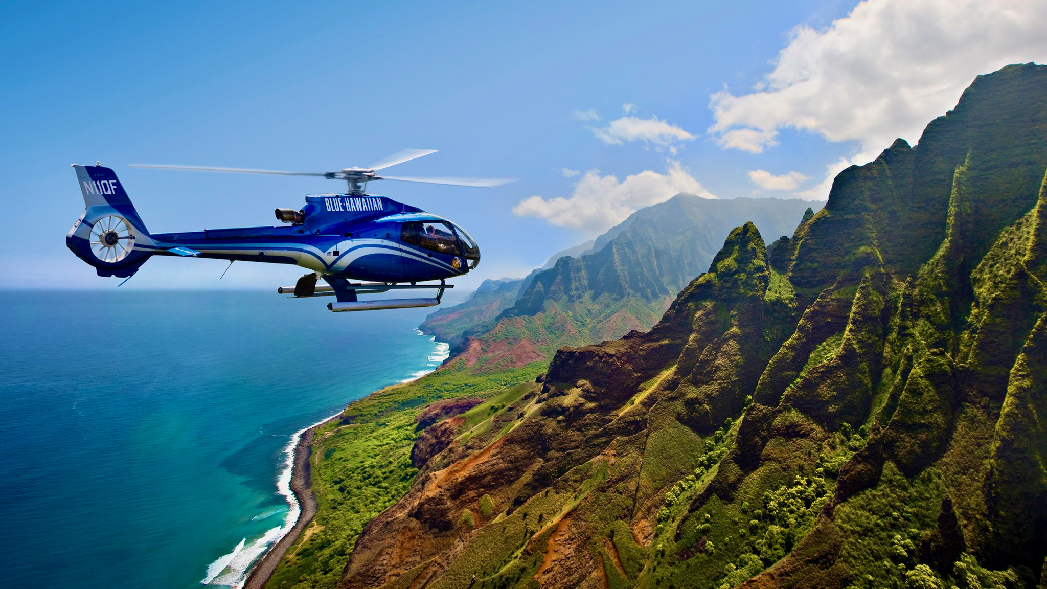 Blue Hawaiian Helicopters, Helicopters Wallpaper, 2050x1160 HD Desktop