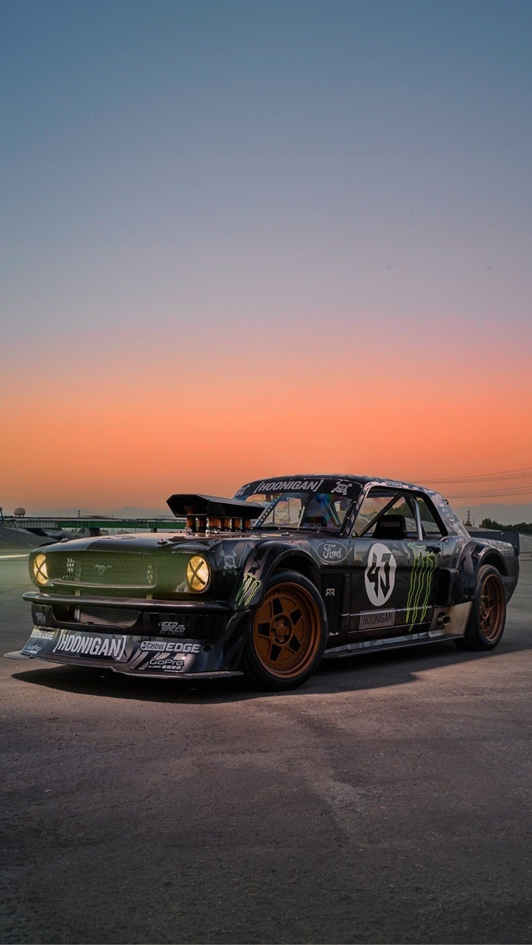 Cars, Mustang wallpaper, Ken Block, 1080x1920 Full HD Phone